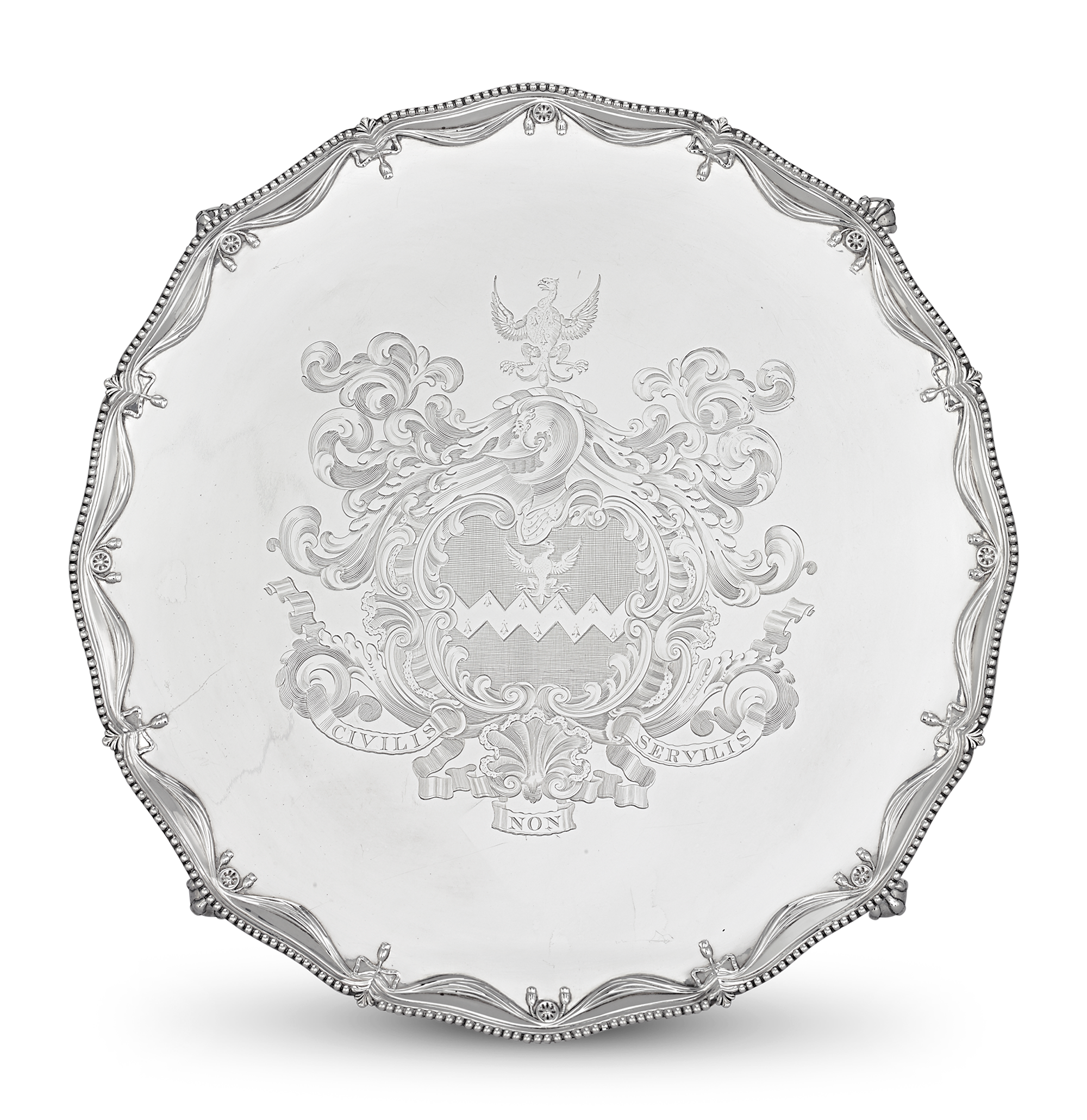 Georgian Silver Salver by Richard Rugg