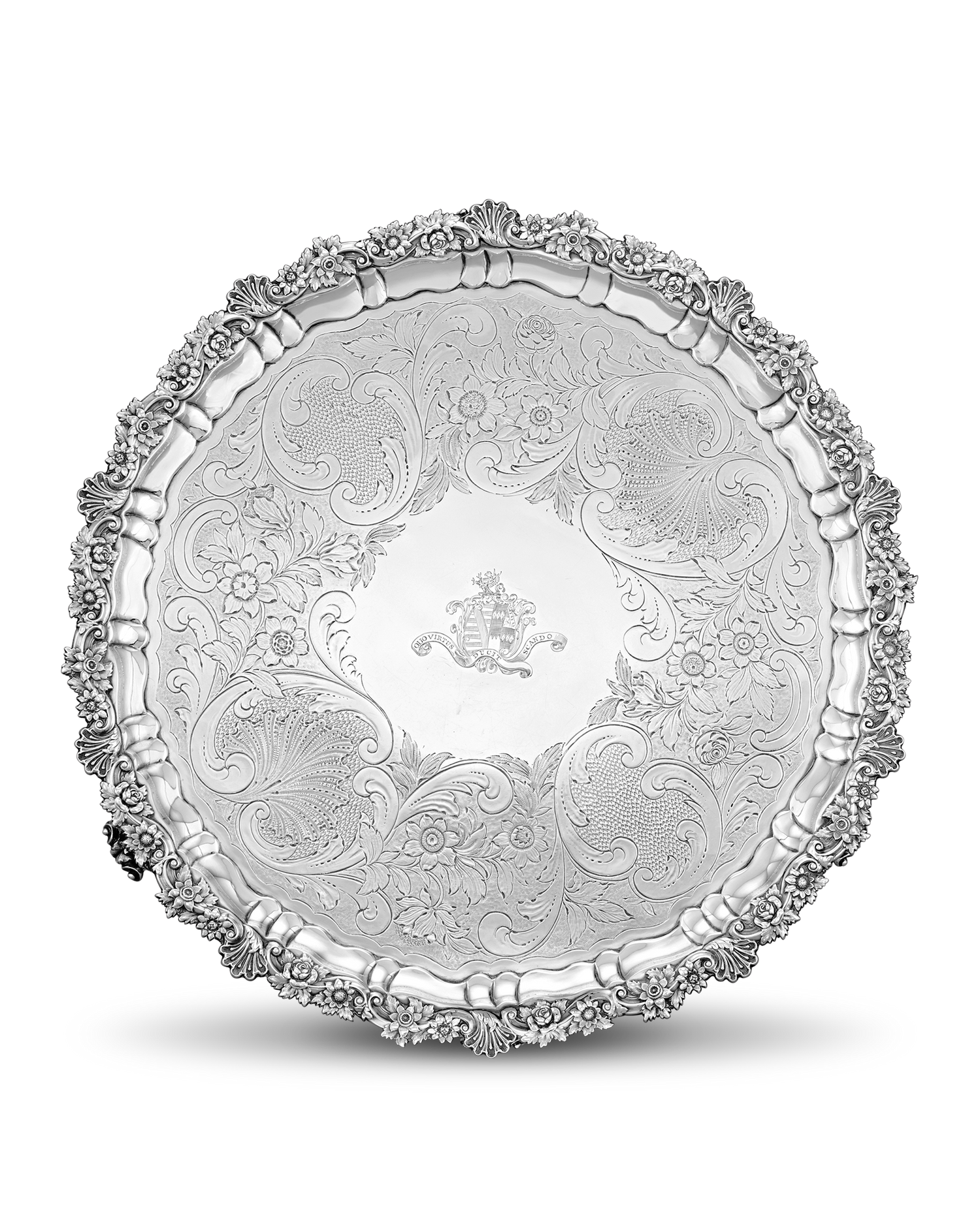 Georgian Silver Salver by Charles Fox