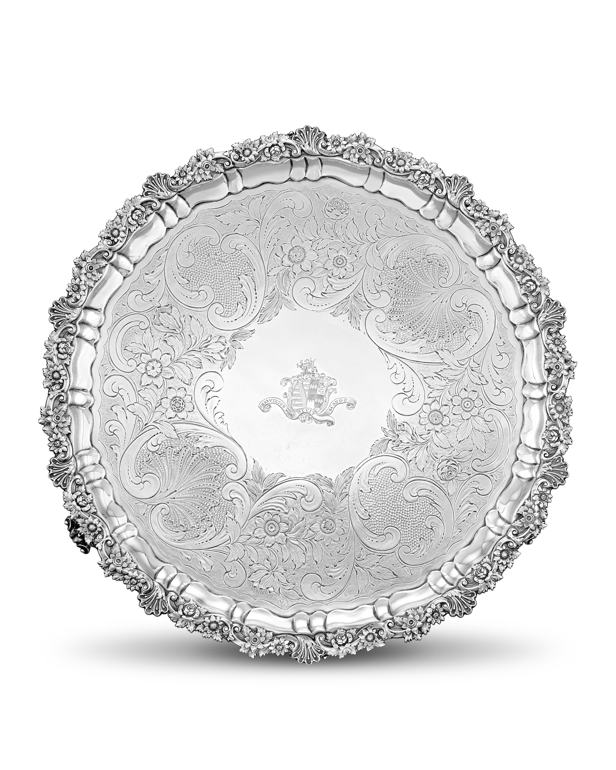 Georgian Silver Salver by Charles Fox