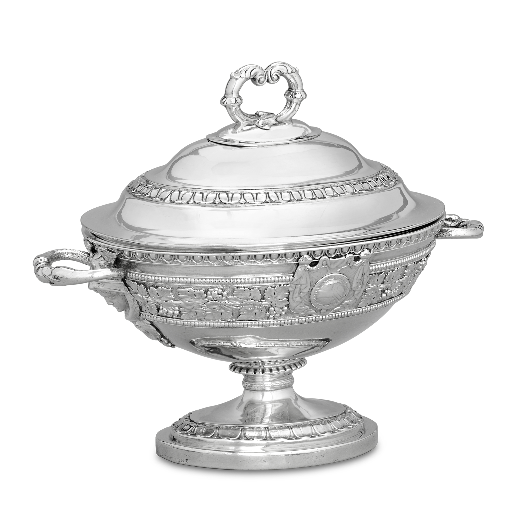 A Pair of George III Silver Sauce Tureens by Digby Scott and Benjamin Smith