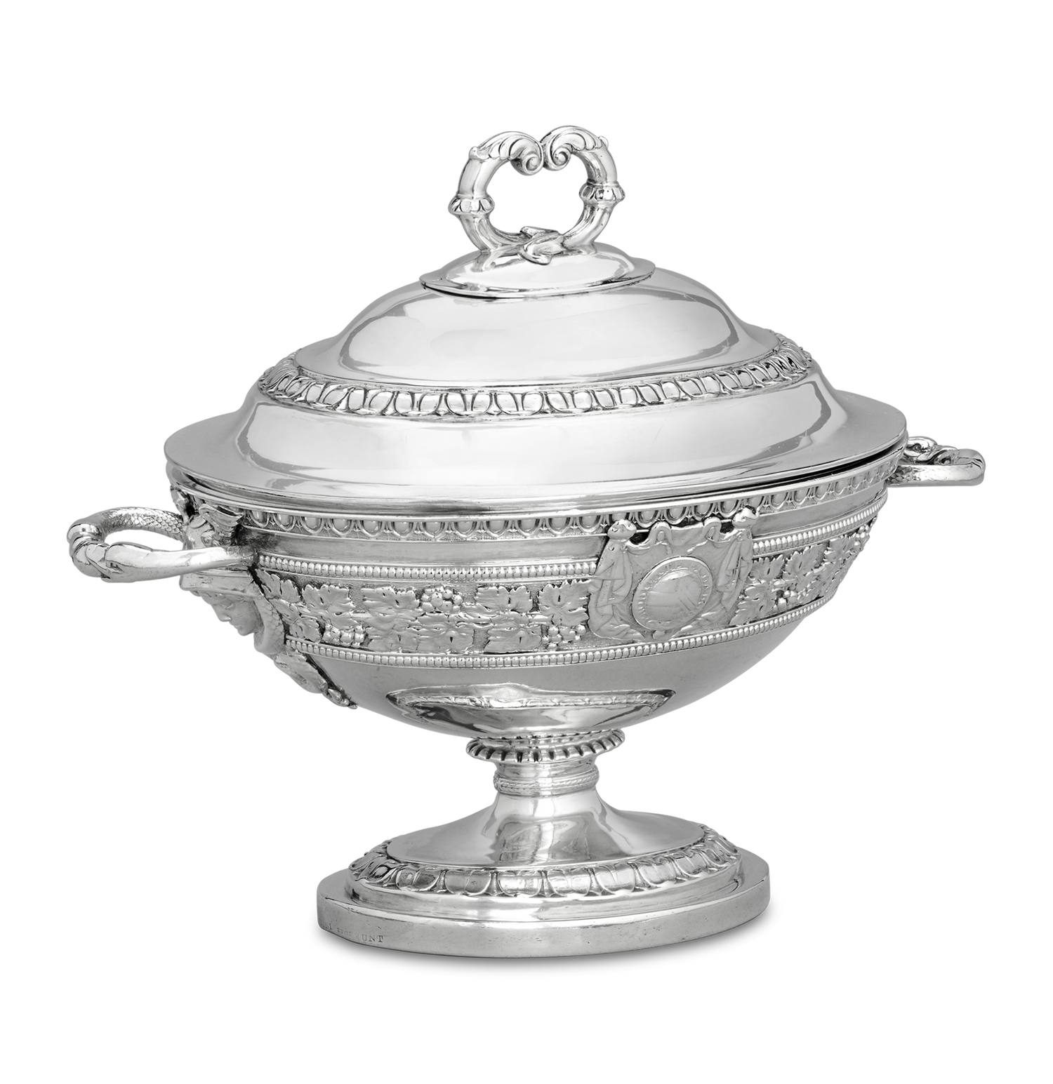 A Pair of George III Silver Sauce Tureens by Digby Scott and Benjamin Smith