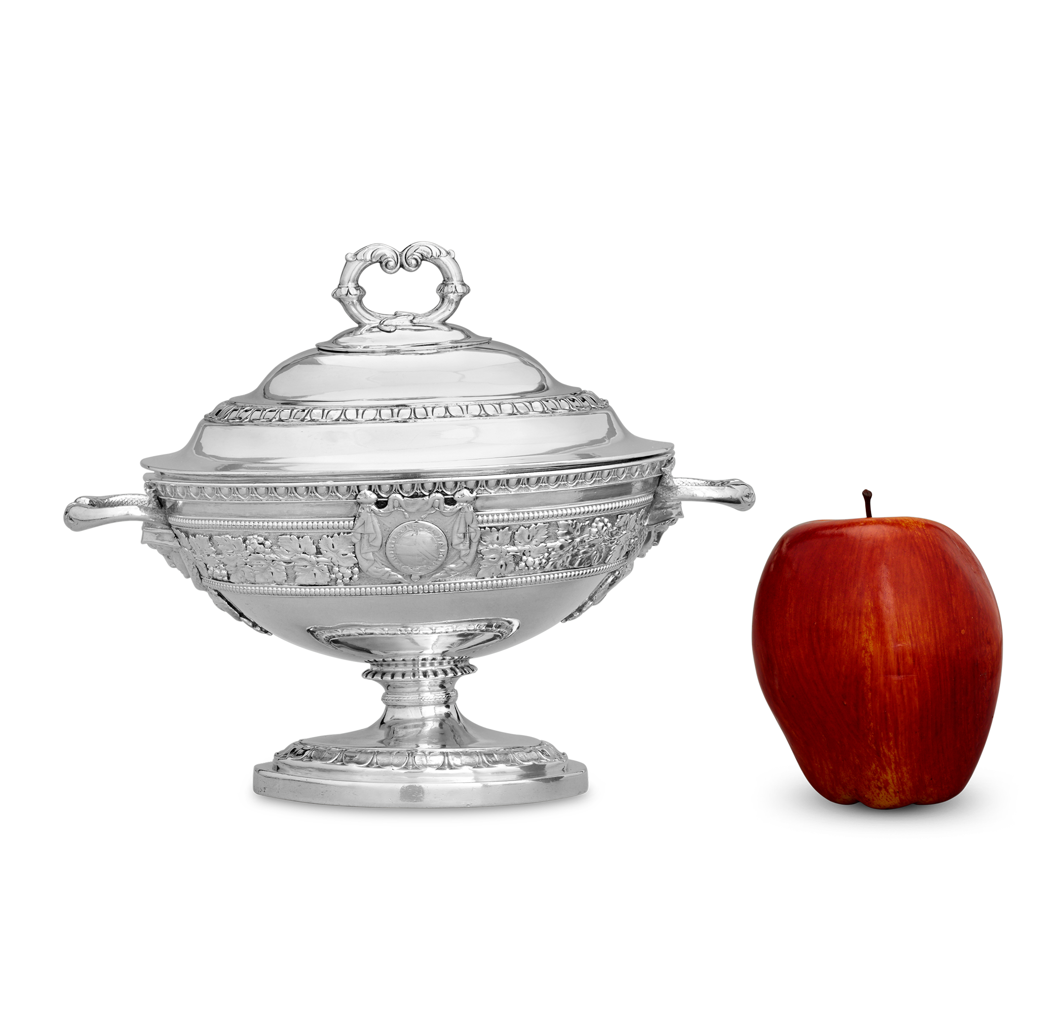 A Pair of George III Silver Sauce Tureens by Digby Scott and Benjamin Smith