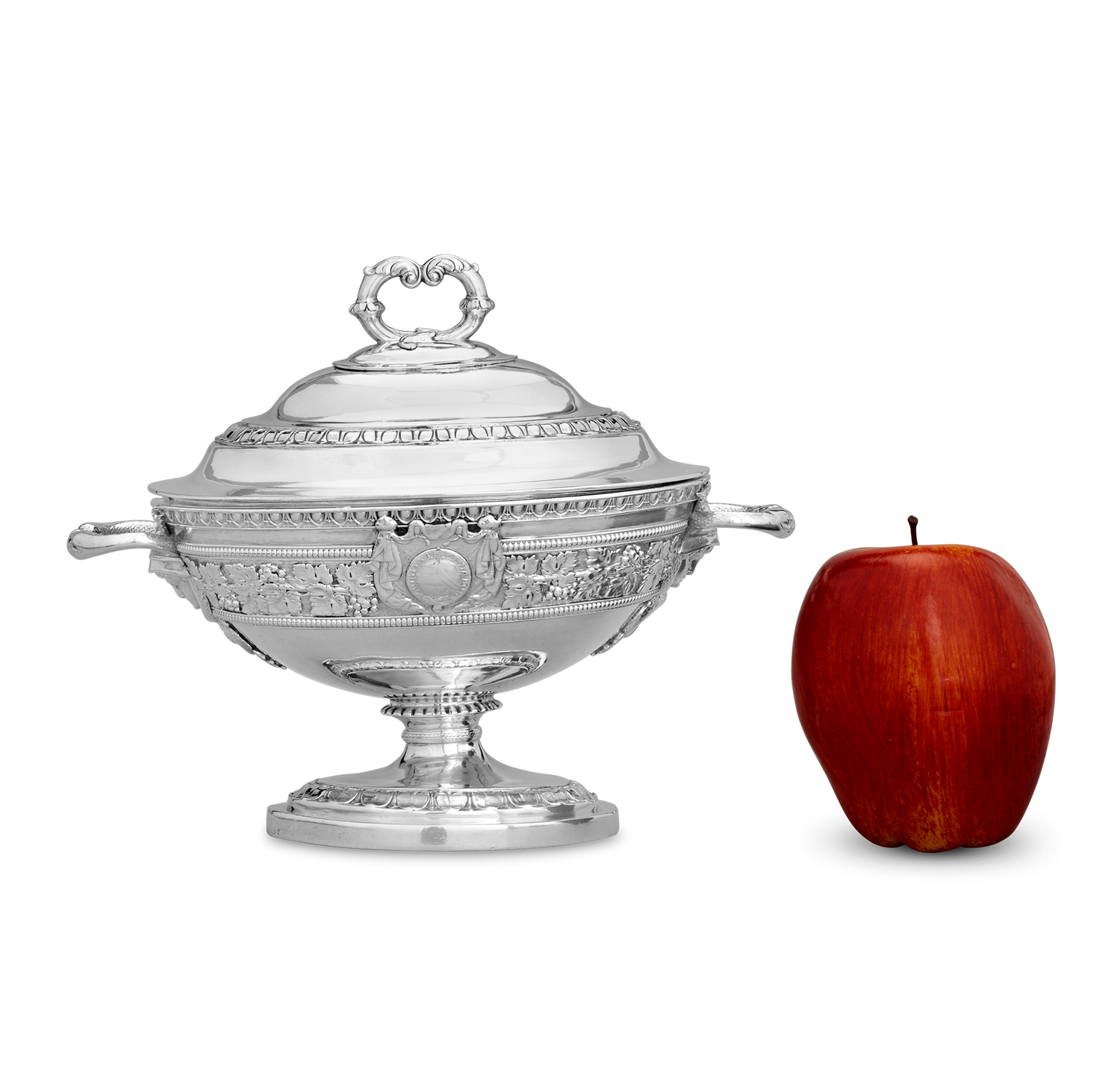 A Pair of George III Silver Sauce Tureens by Digby Scott and Benjamin Smith