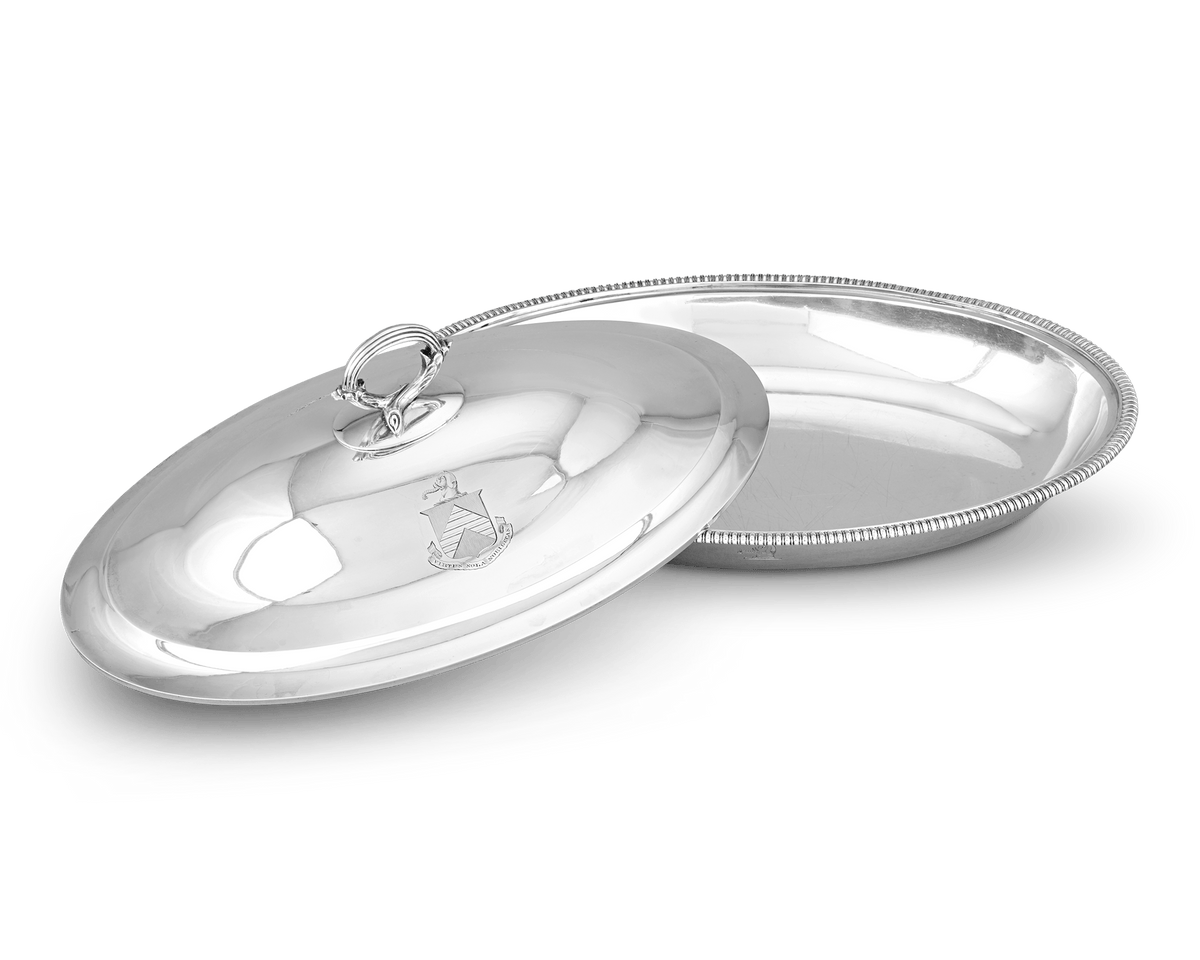 Pair of Georgian Silver Entrée Dishes by T&J Creswick