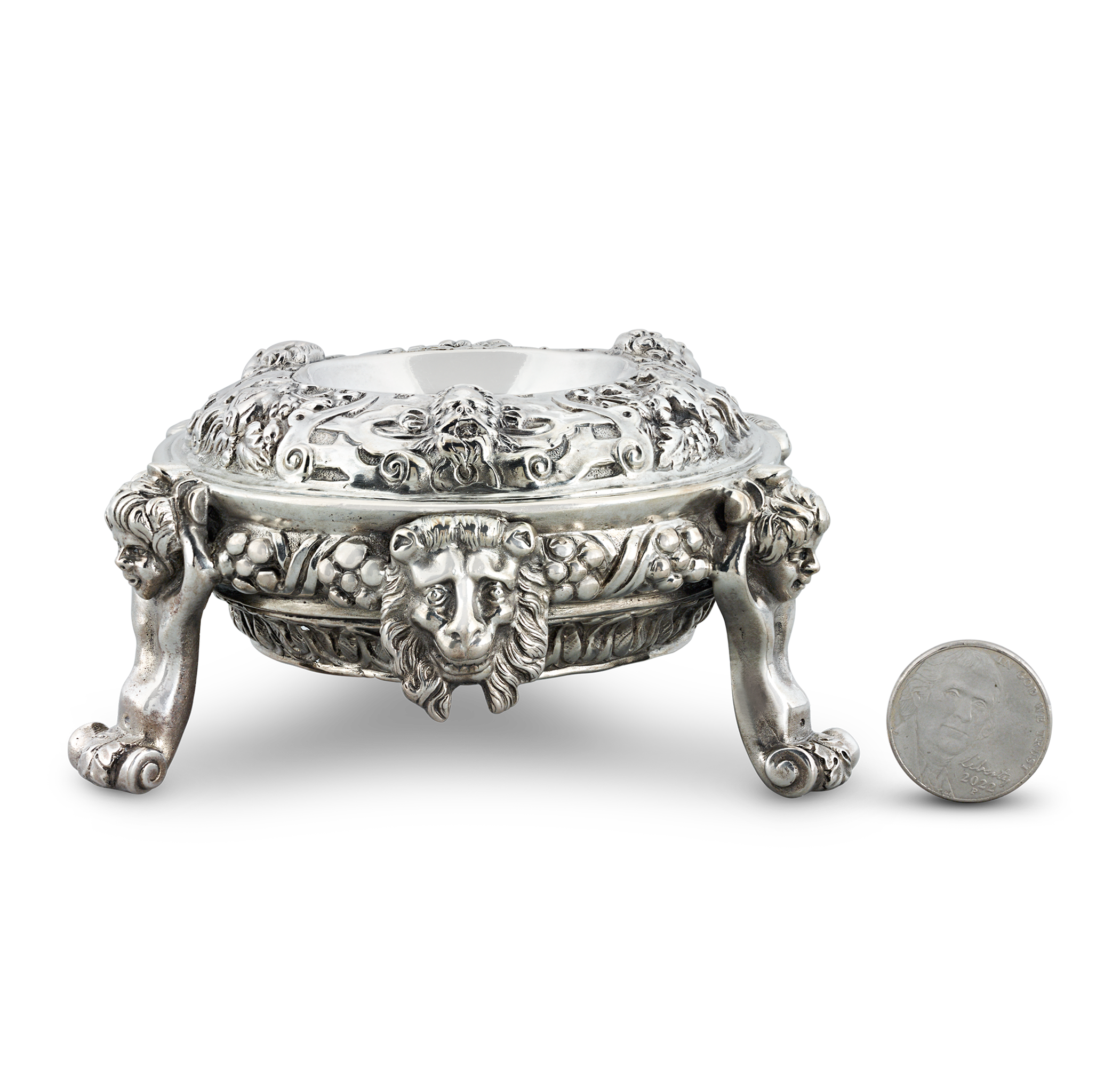 German Rococo Silver Salt Cellars