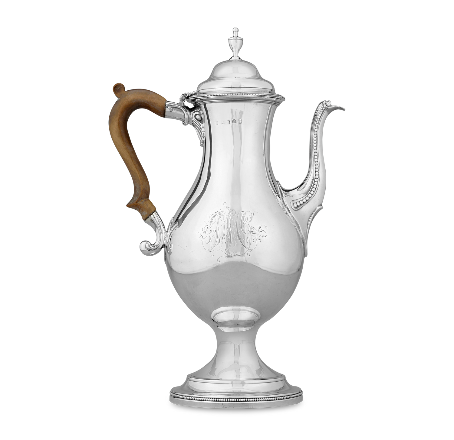 Georgian Silver Coffee Pot by Hester Bateman