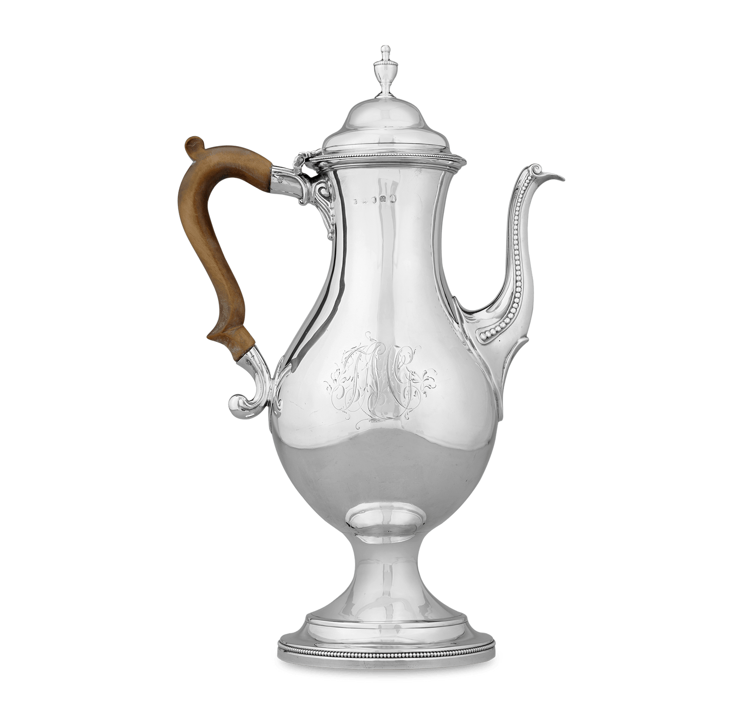 Georgian Silver Coffee Pot by Hester Bateman