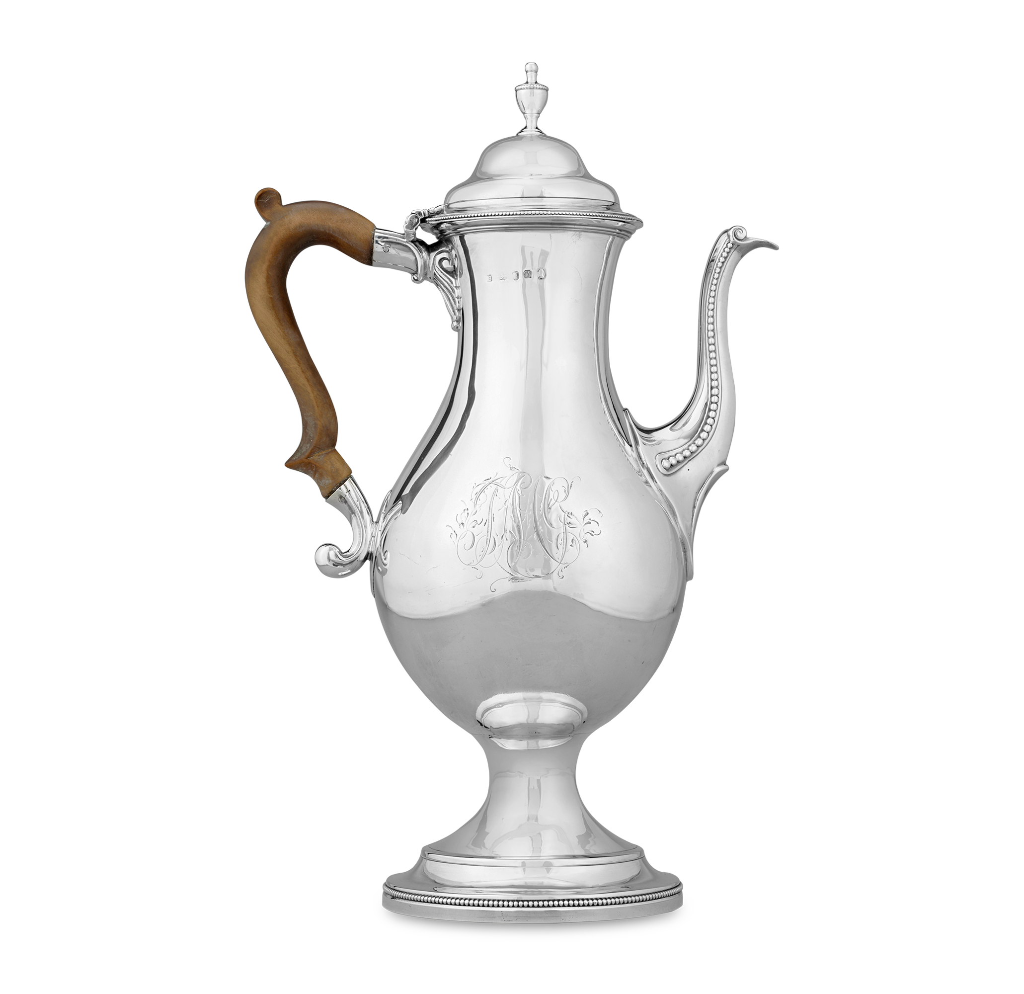 Georgian Silver Coffee Pot by Hester Bateman