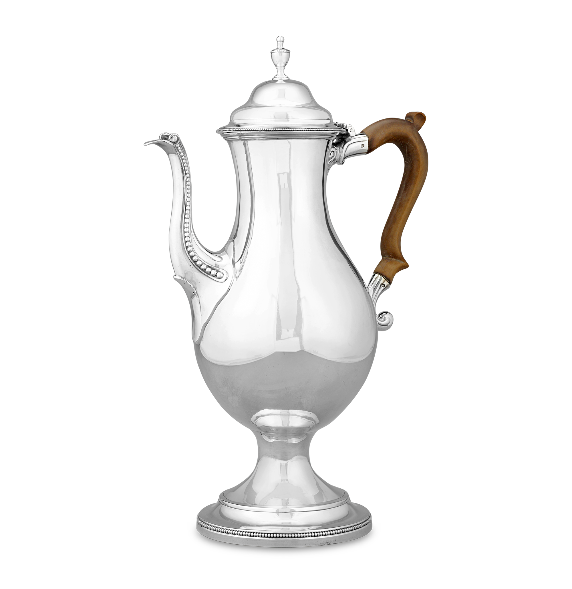 Georgian Silver Coffee Pot by Hester Bateman