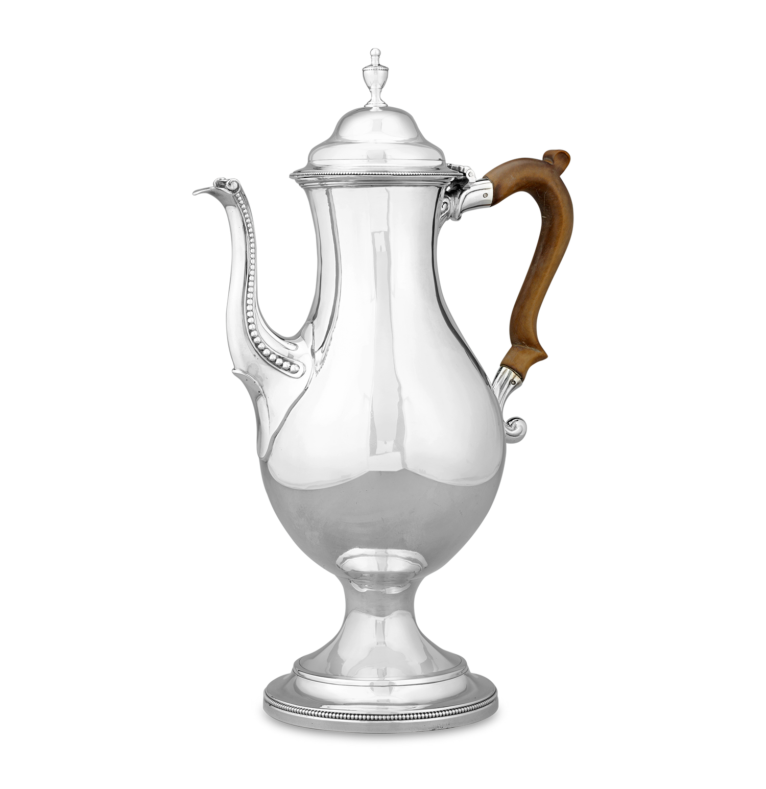 Georgian Silver Coffee Pot by Hester Bateman