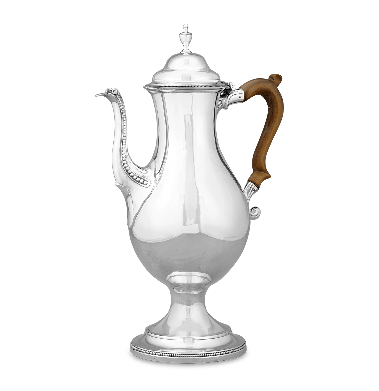 Georgian Silver Coffee Pot by Hester Bateman