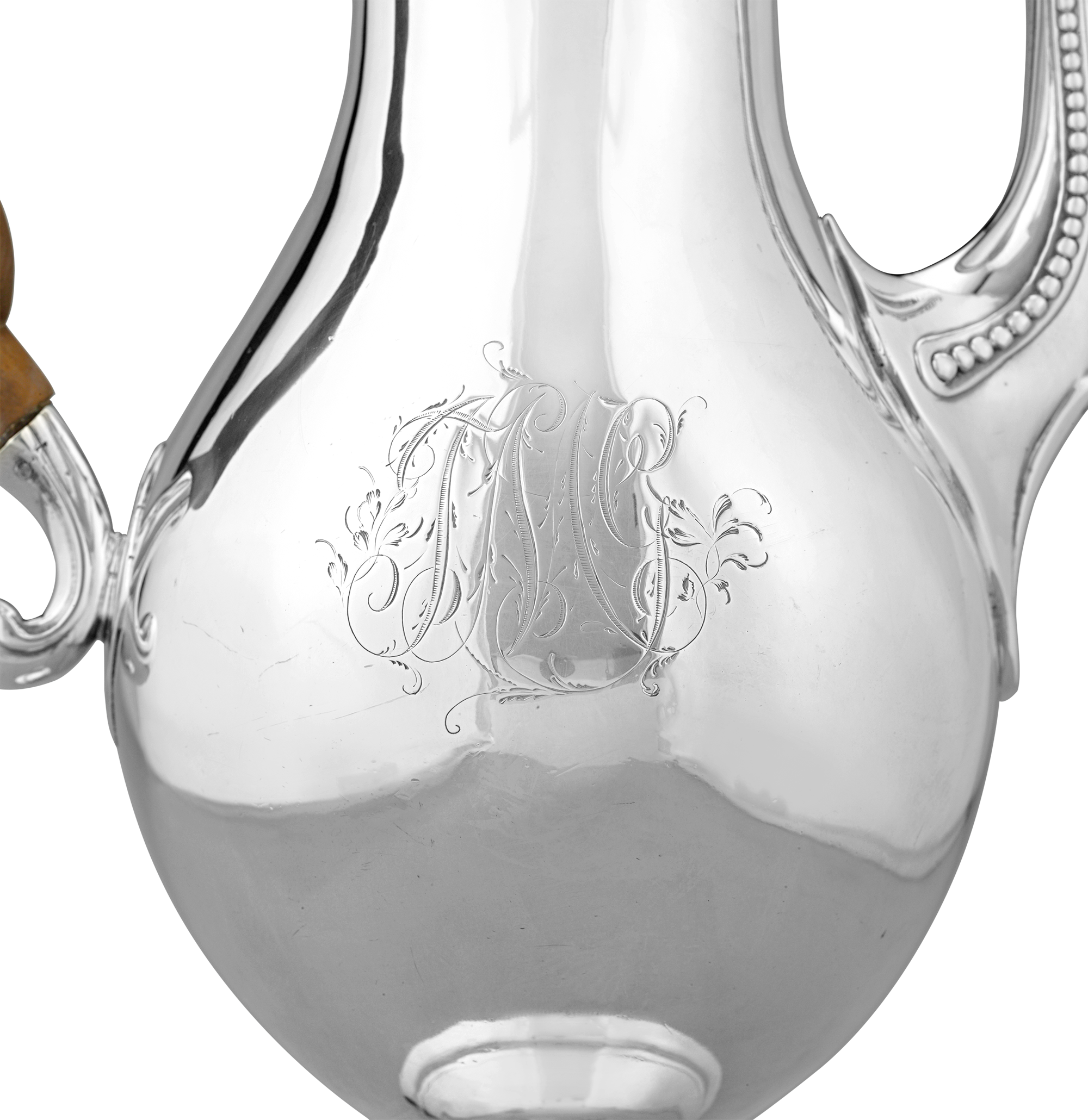 Georgian Silver Coffee Pot by Hester Bateman