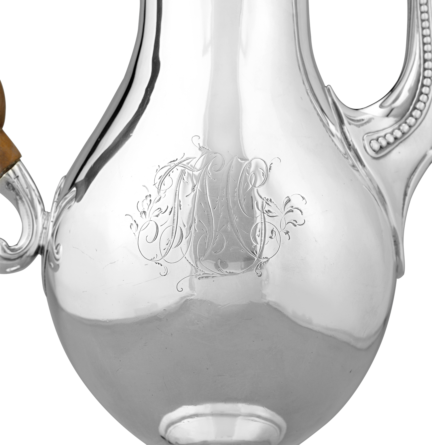 Georgian Silver Coffee Pot by Hester Bateman