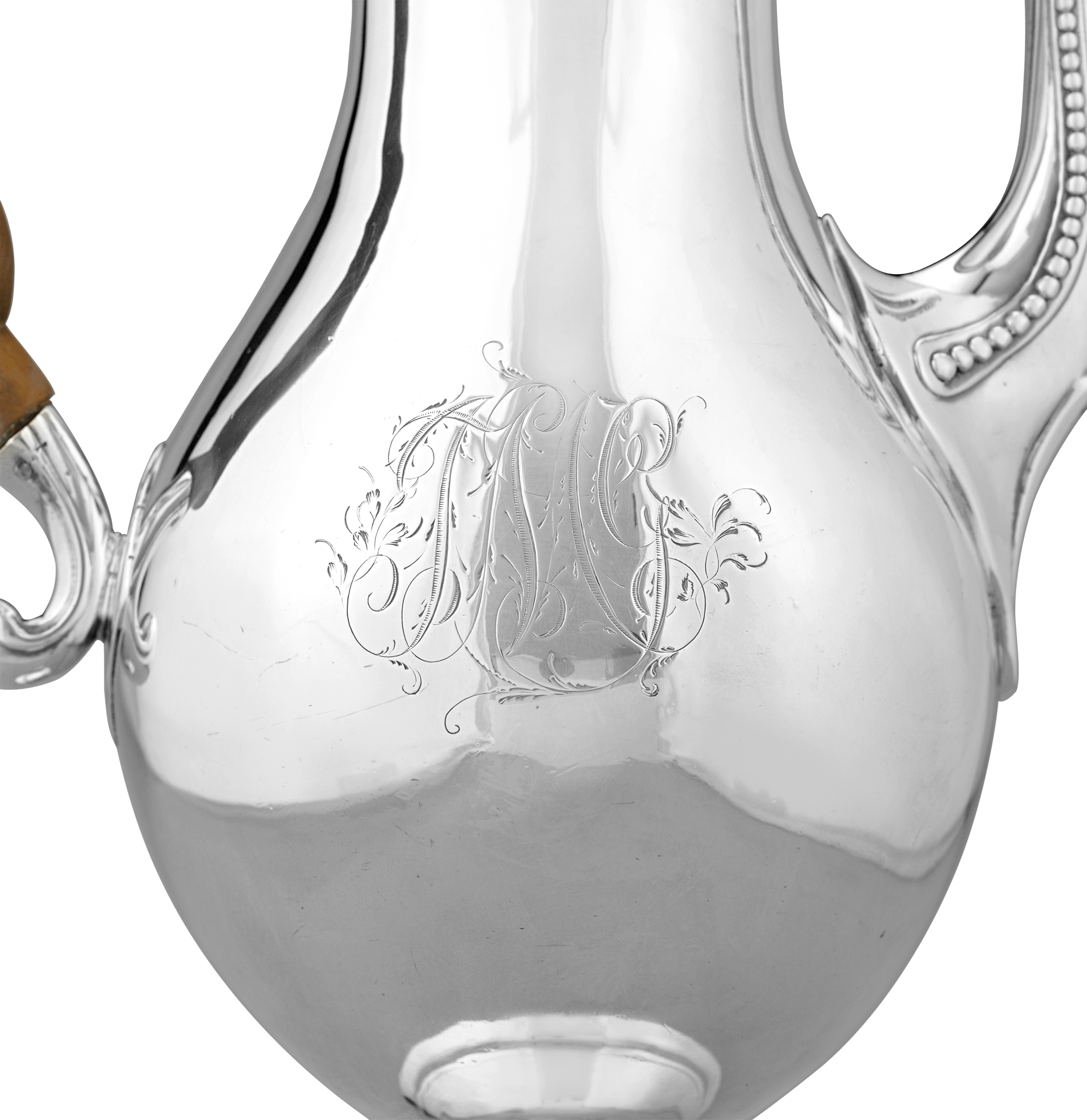 Georgian Silver Coffee Pot by Hester Bateman