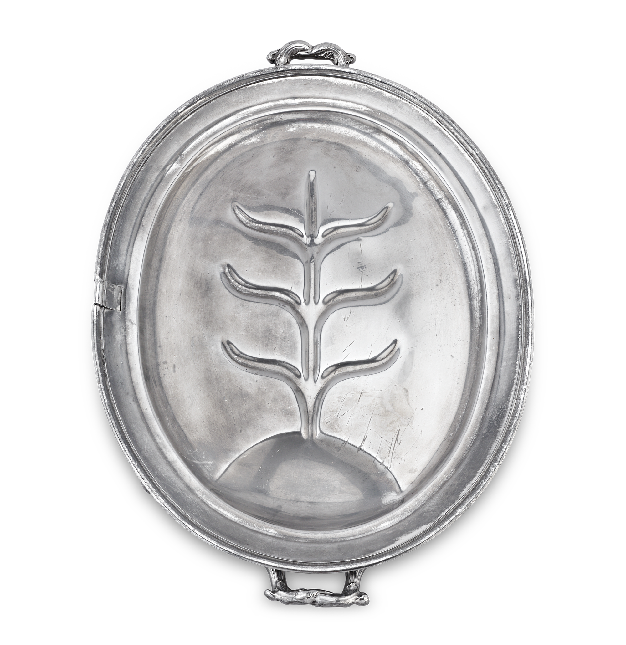 Silverplated Turkey Dish with Cover by James Dixon & Sons