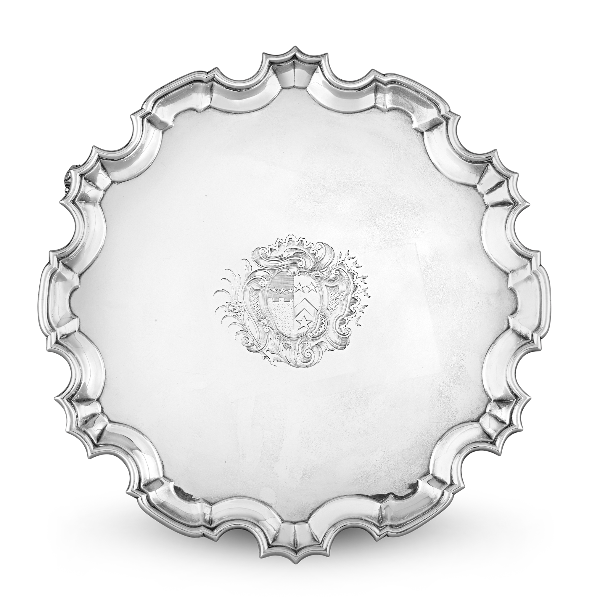 Georgian Silver Salver by Gabriel Sleath