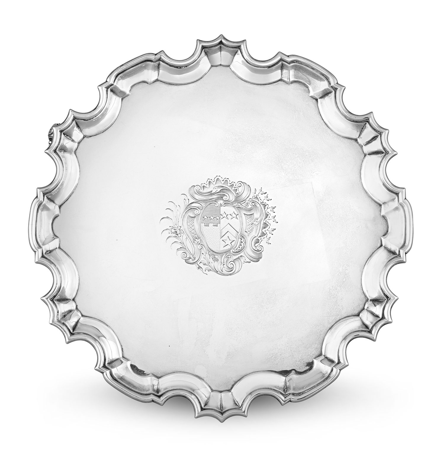 Georgian Silver Salver by Gabriel Sleath