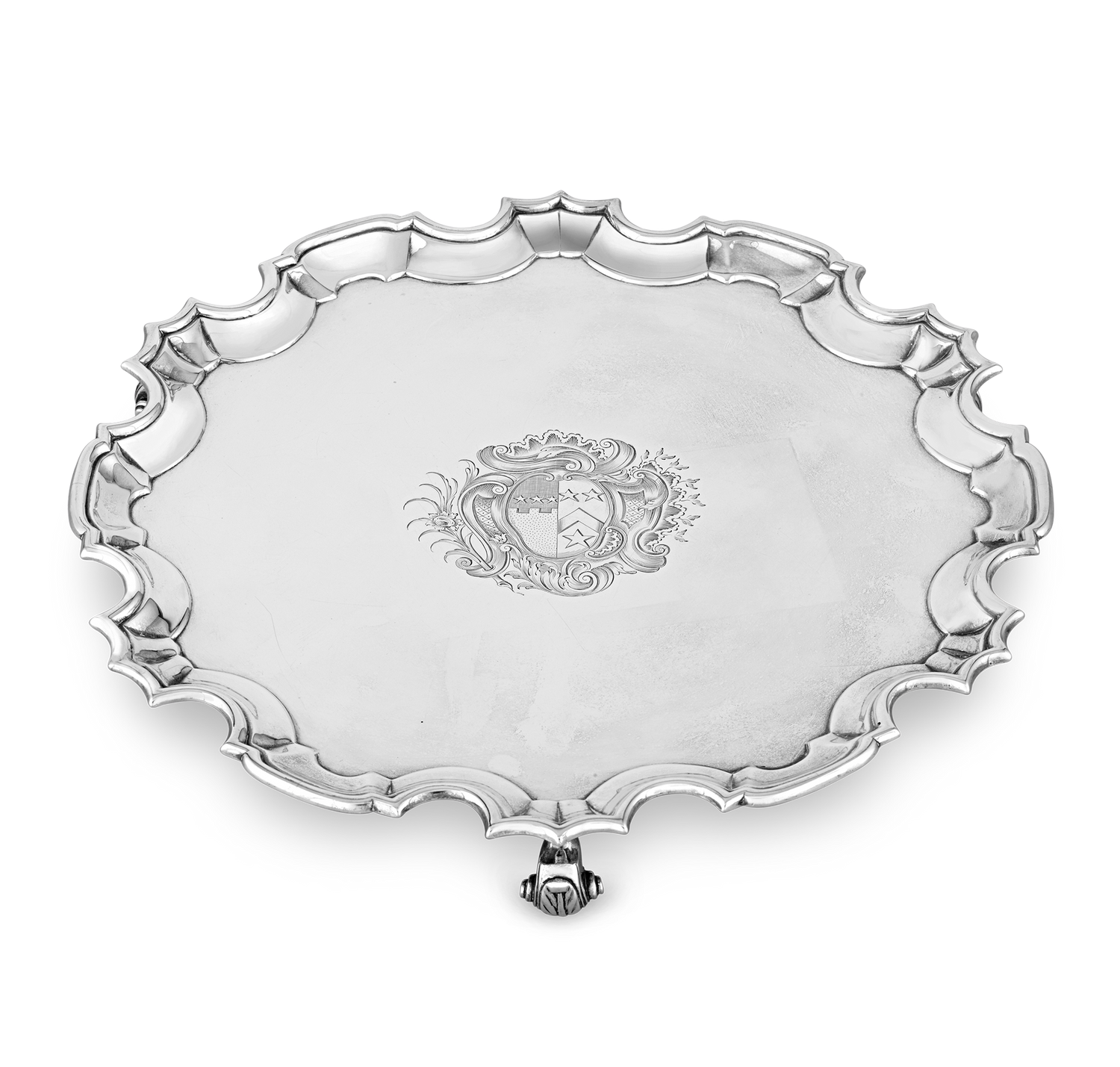 Georgian Silver Salver by Gabriel Sleath