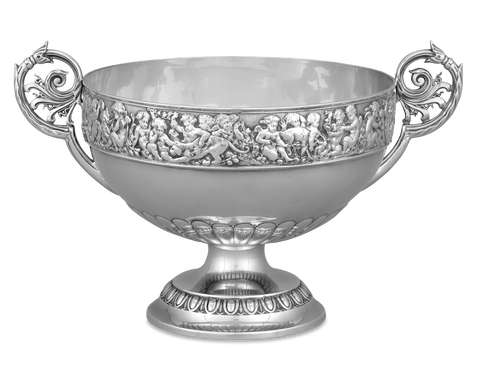 Edwardian Silver Pedestal Bowl by Elkington & Co.