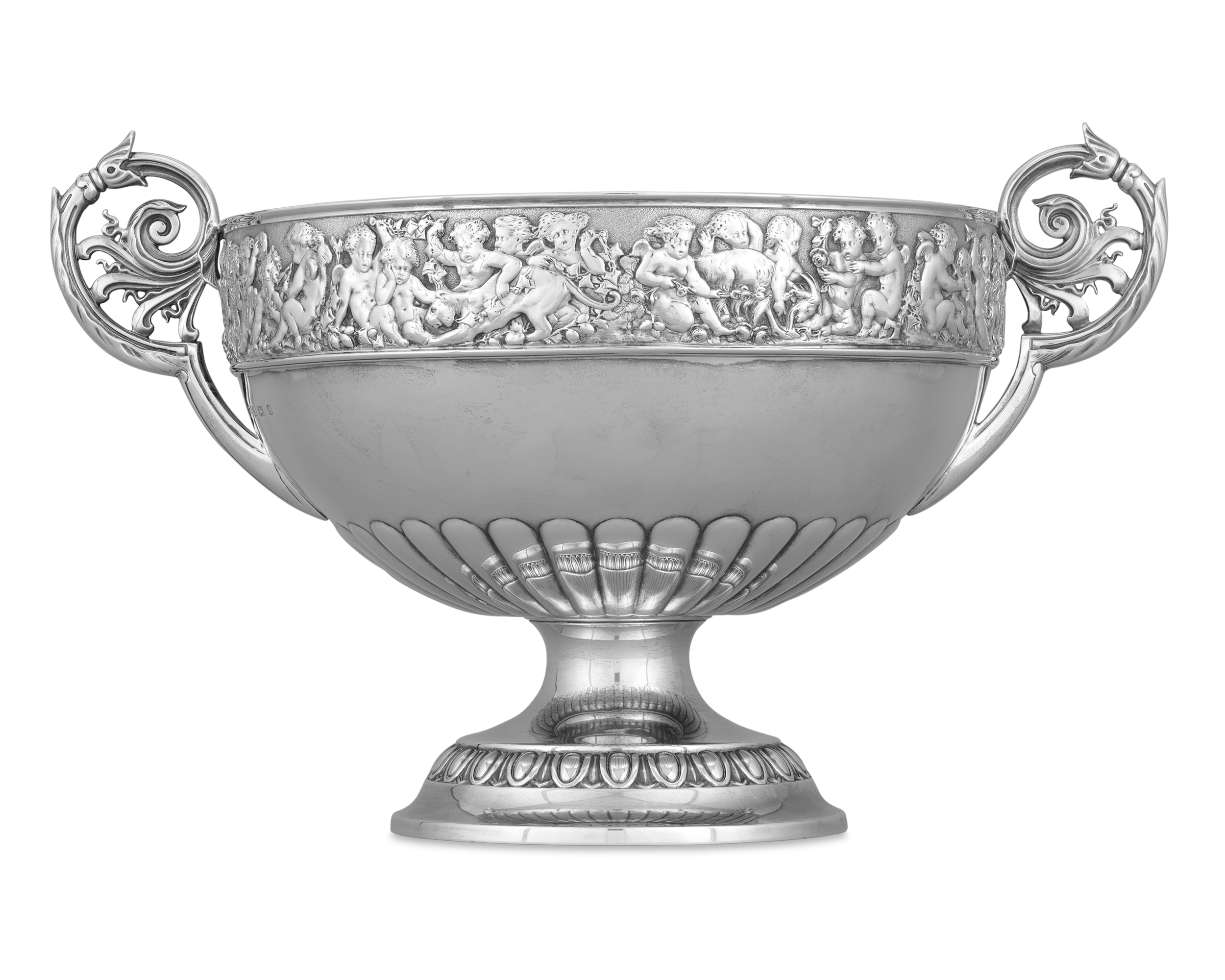 Edwardian Silver Pedestal Bowl by Elkington & Co.