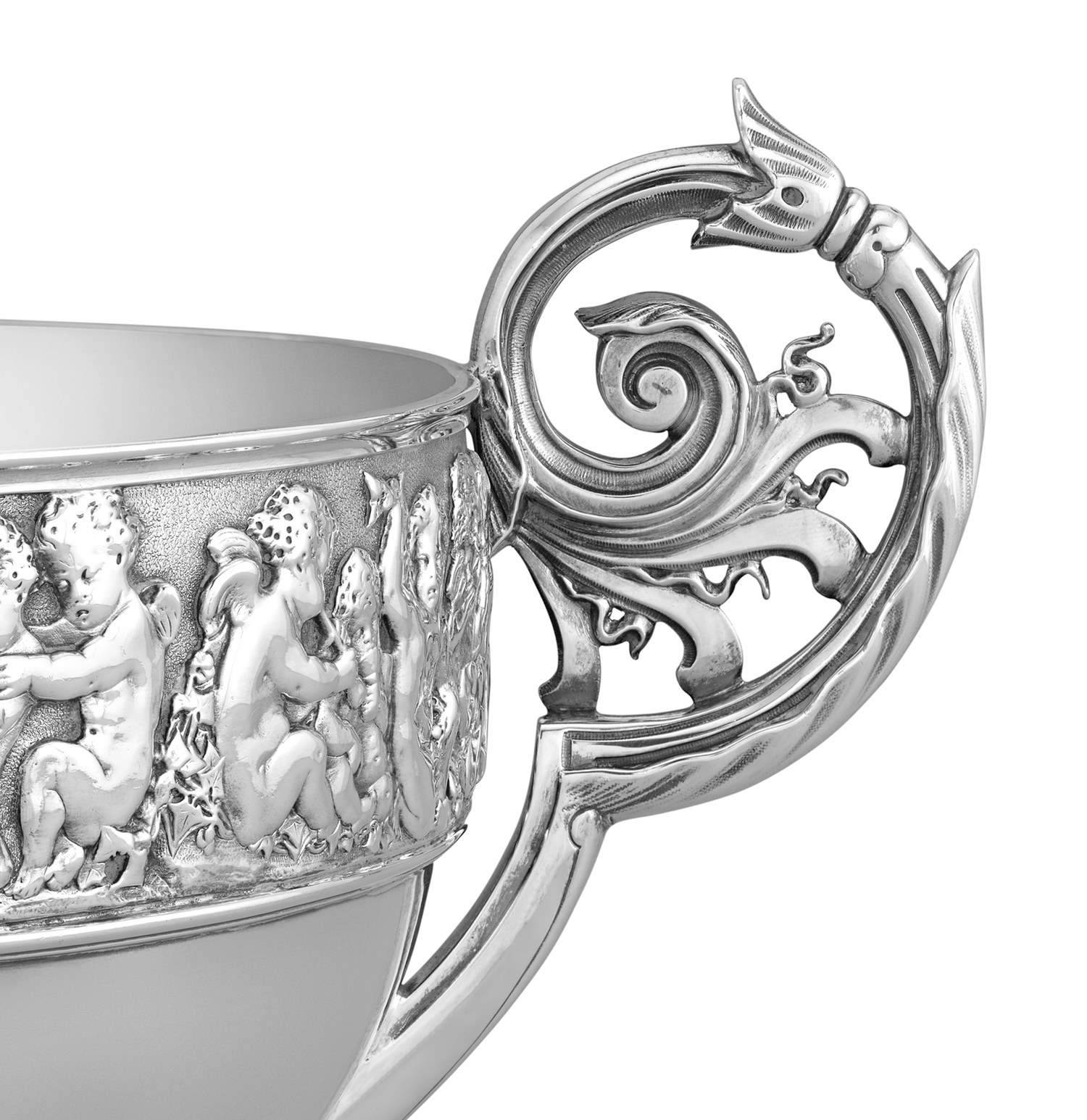 Edwardian Silver Pedestal Bowl by Elkington & Co.