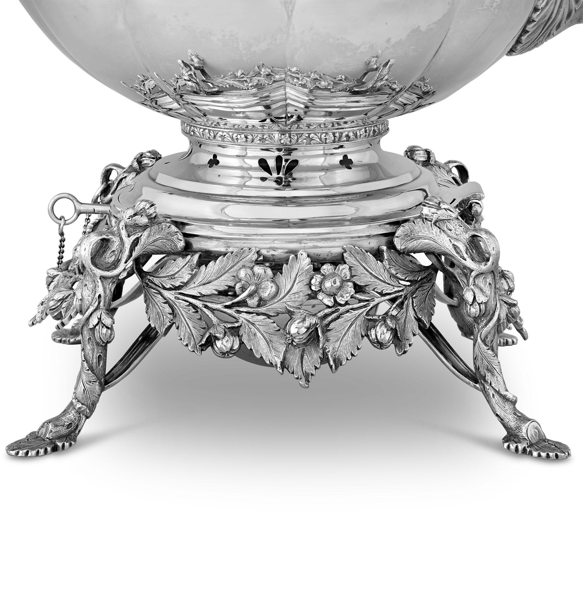 Victorian Silver Tea Kettle by Gorham & Thurber