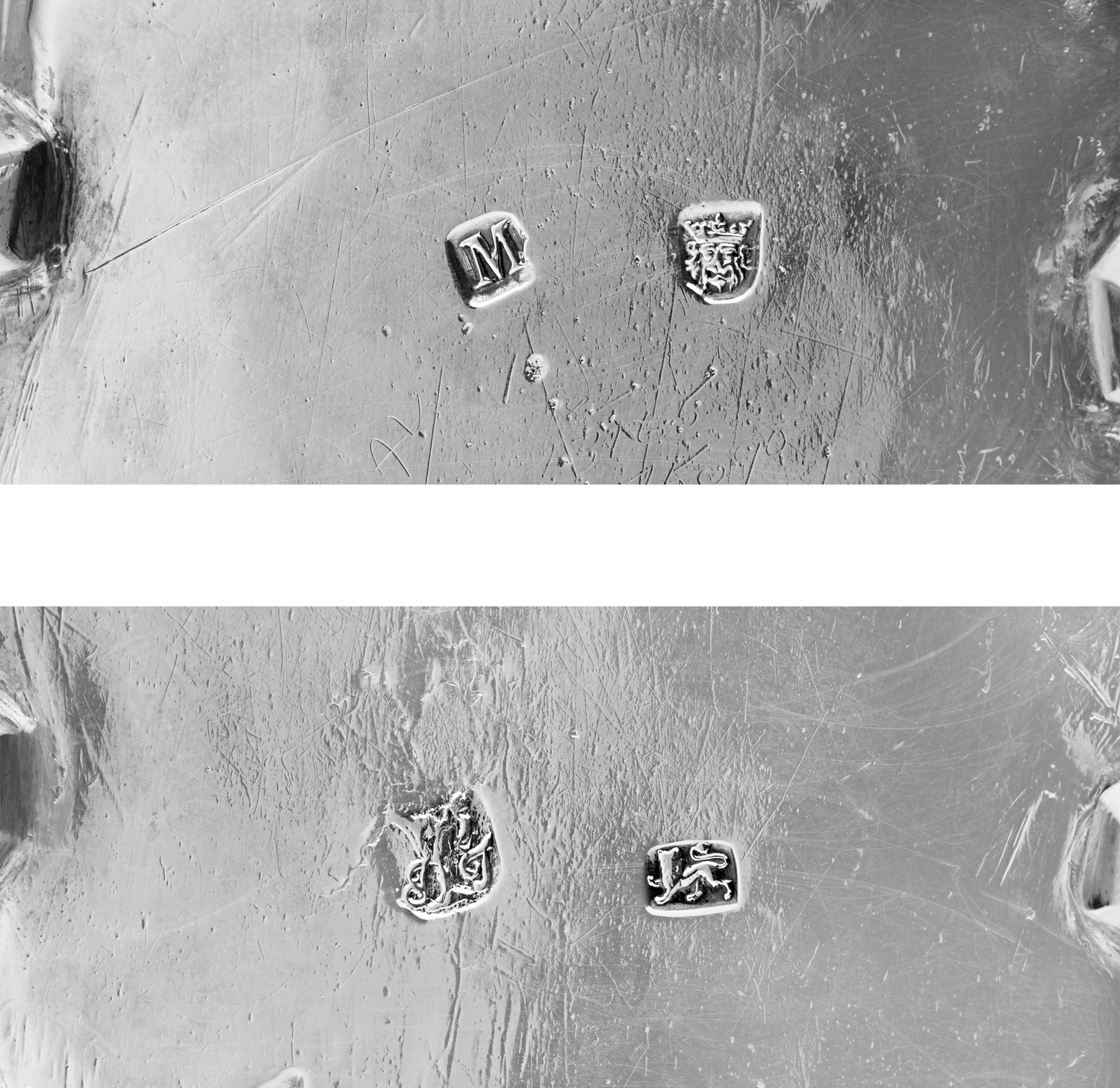 Georgian Silver Snuffer Tray by John Tuite