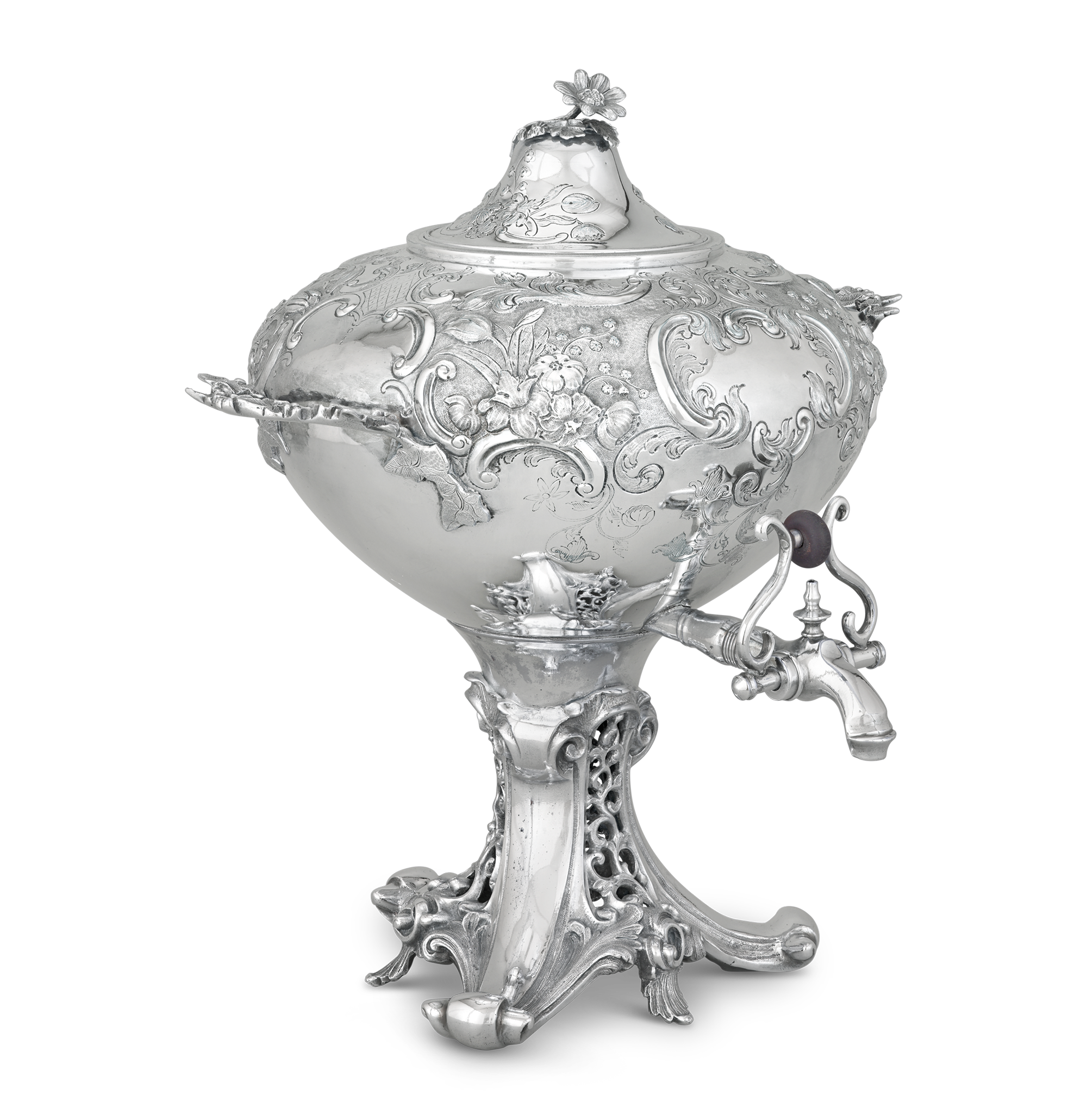 Victorian Silverplate Tea Urn