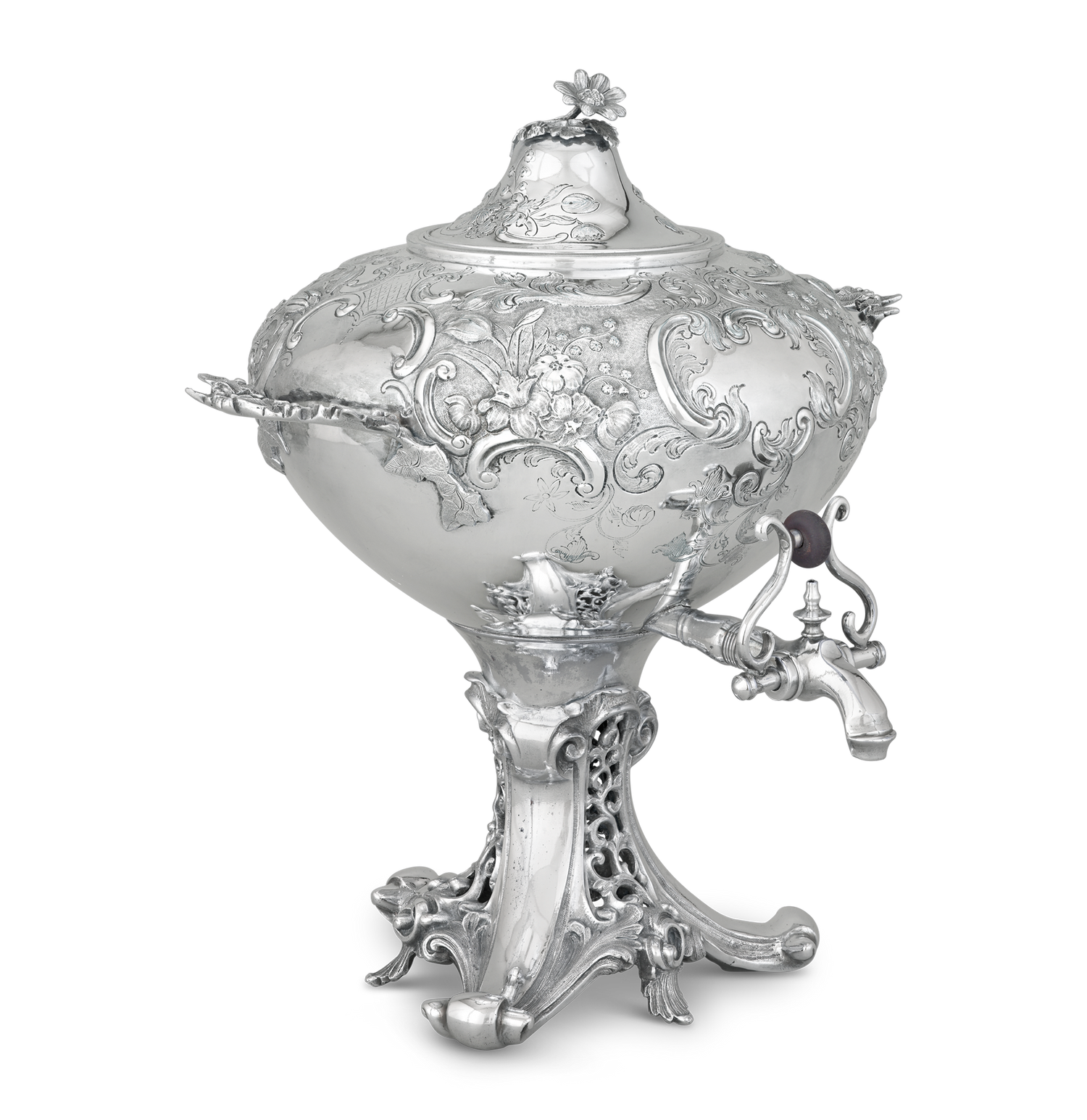 Victorian Silverplate Tea Urn