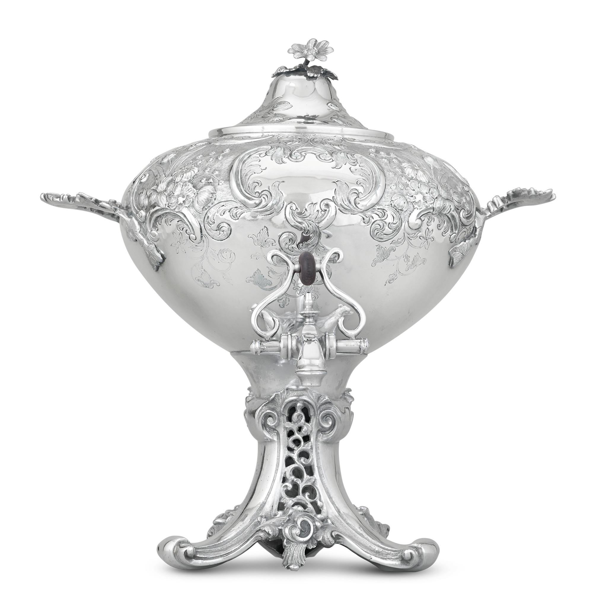 Victorian Silverplate Tea Urn