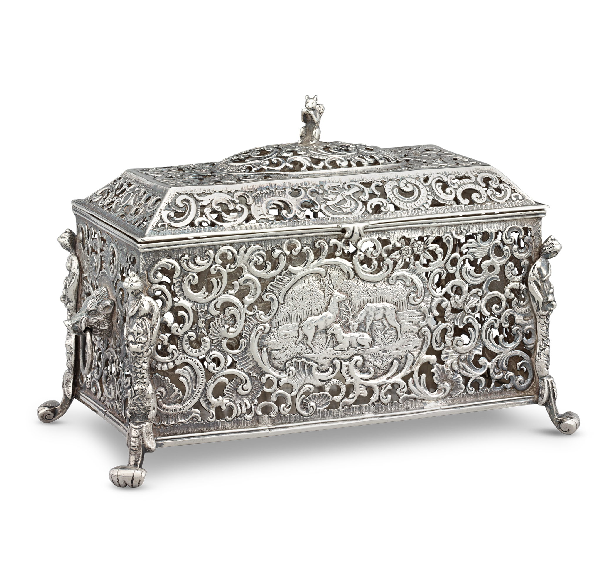 Dutch Silver Jewelry Box