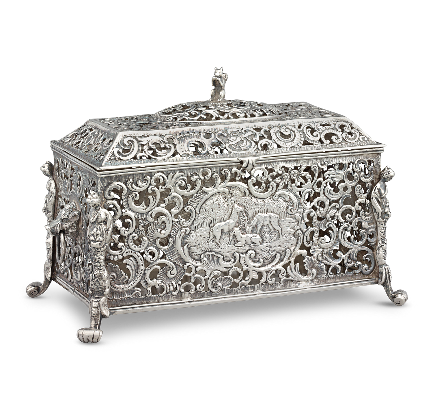 Dutch Silver Jewelry Box