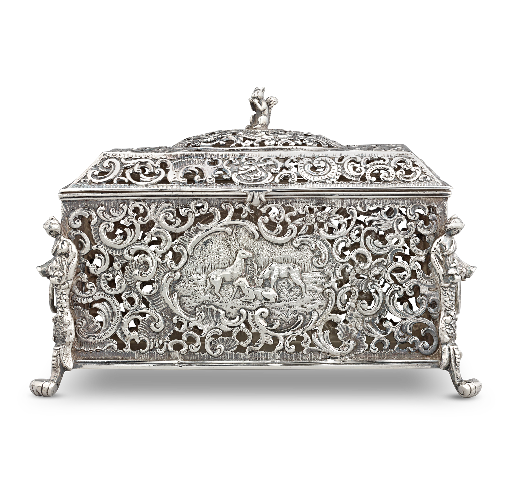 Dutch Silver Jewelry Box