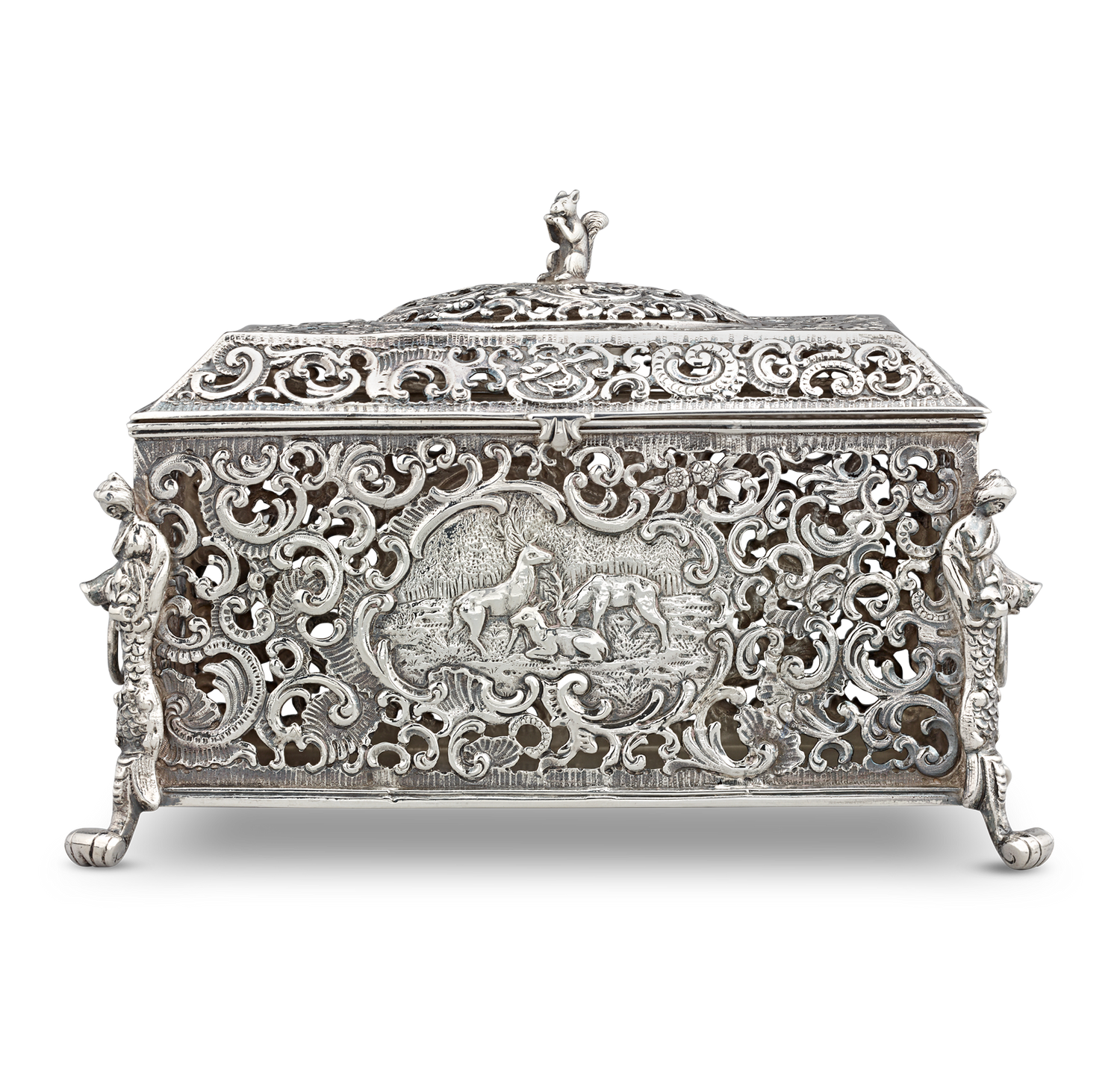 Dutch Silver Jewelry Box