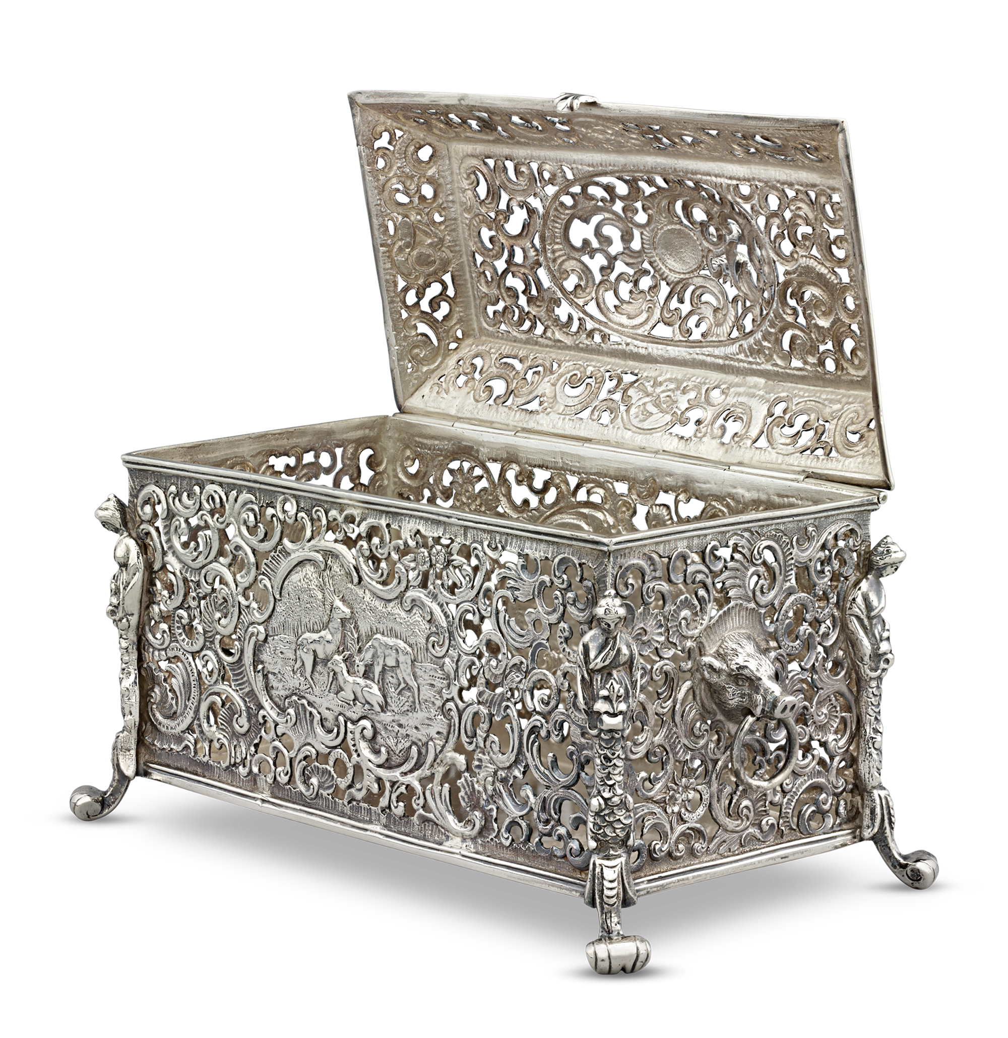 Dutch Silver Jewelry Box