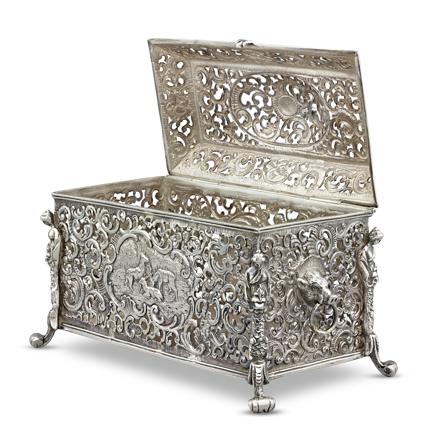 Dutch Silver Jewelry Box