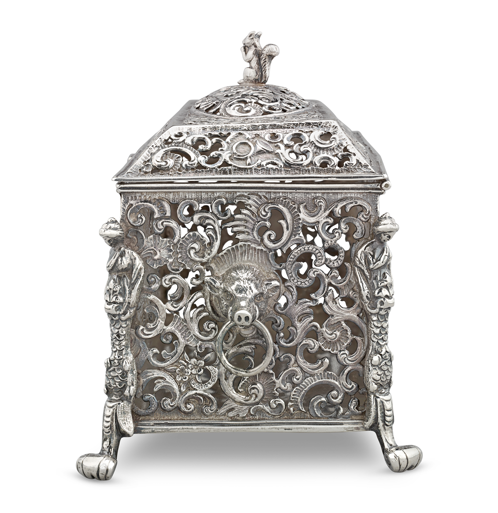 Dutch Silver Jewelry Box