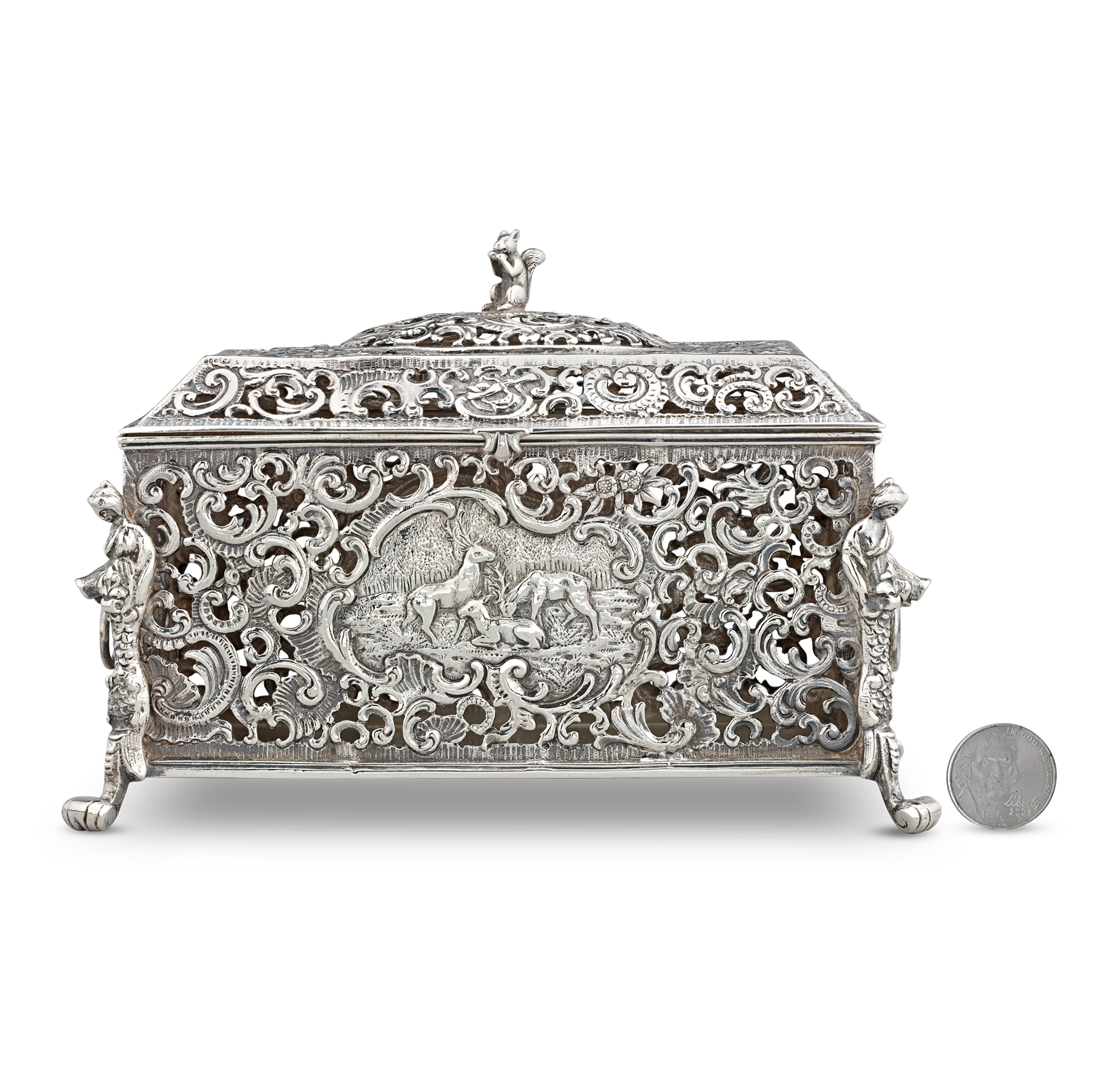 Dutch Silver Jewelry Box