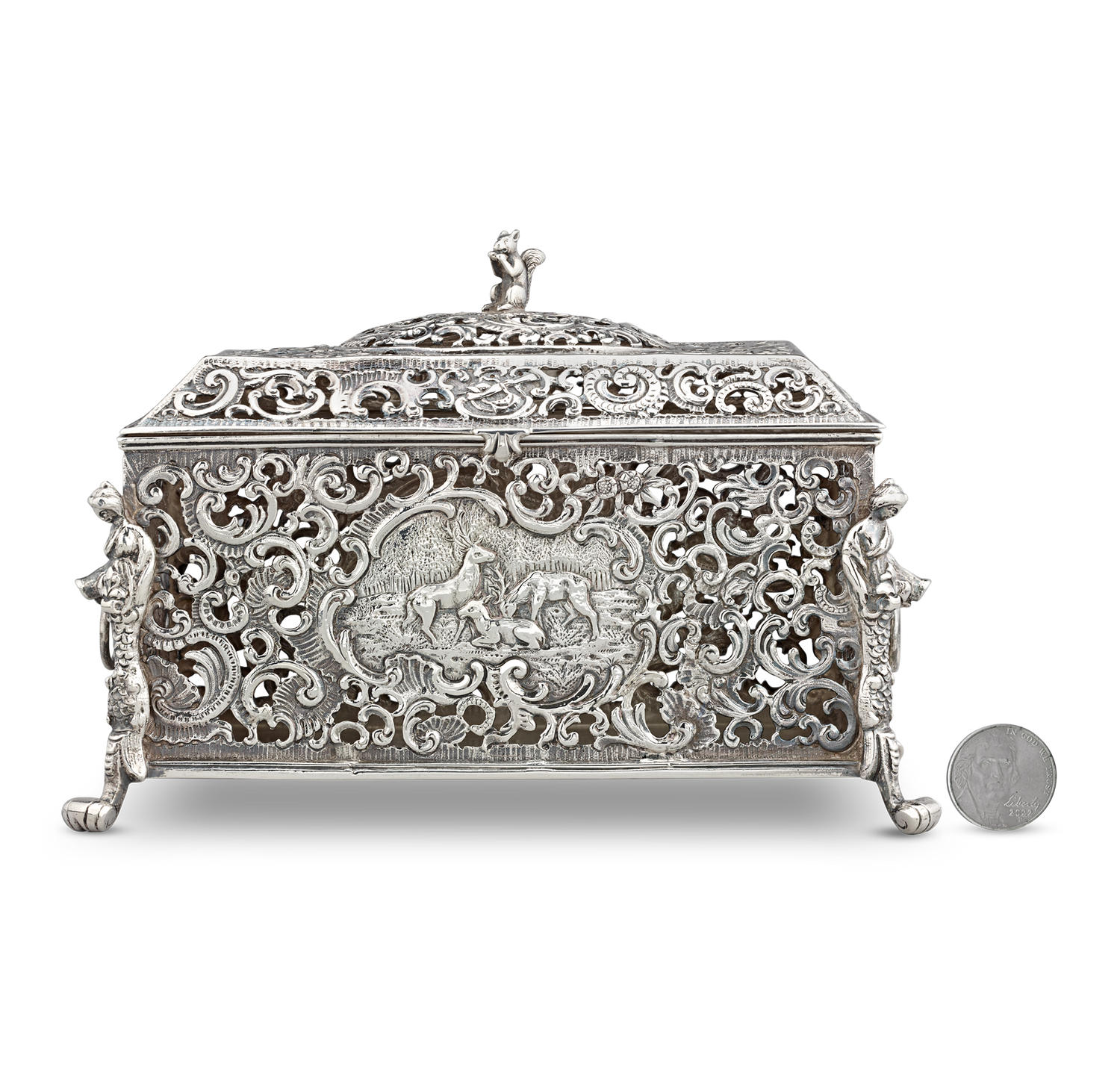 Dutch Silver Jewelry Box