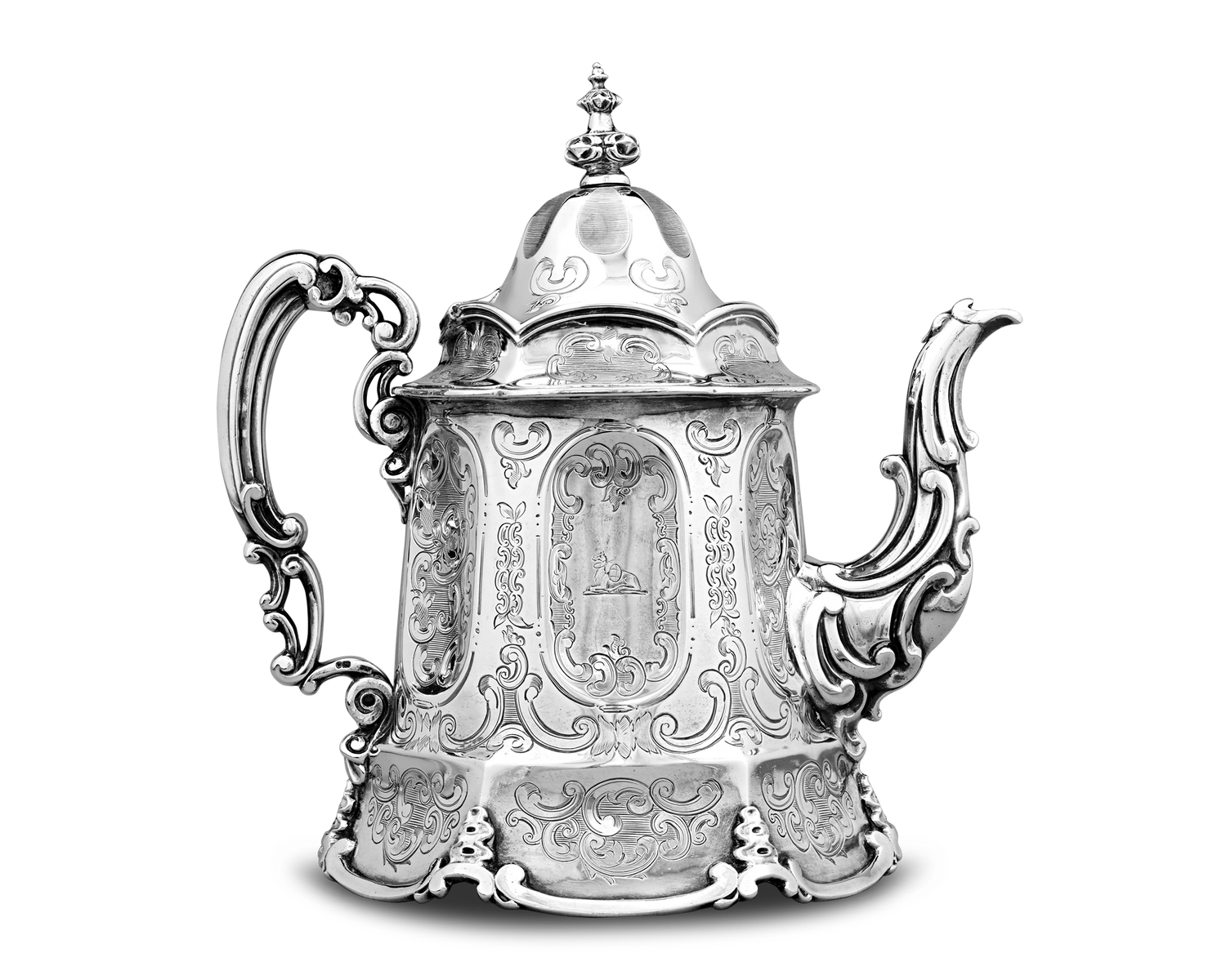 Victorian Silver Teapot by William R. Smily