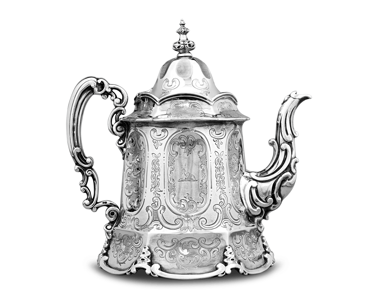 Victorian Silver Teapot by William R. Smily