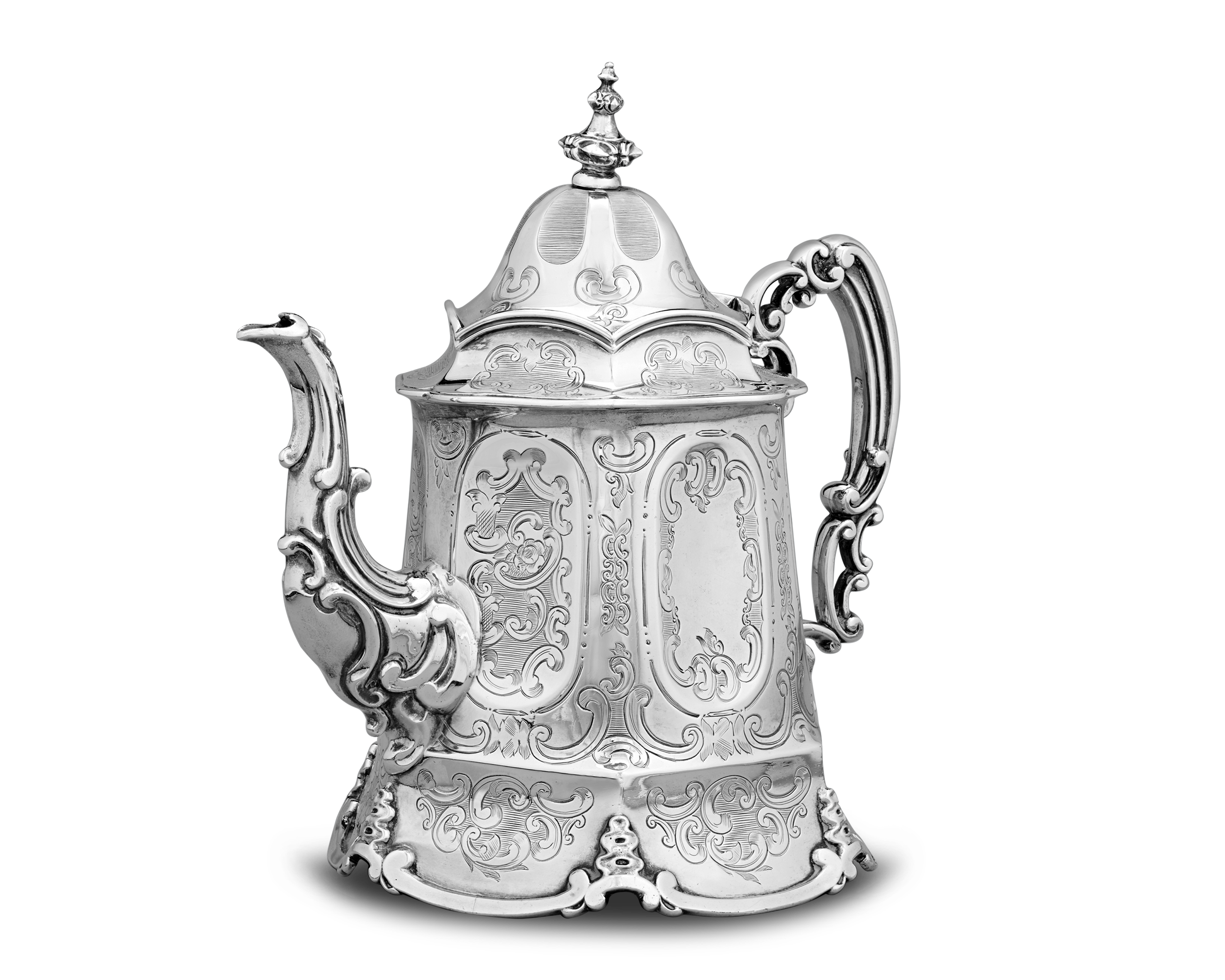 Victorian Silver Teapot by William R. Smily