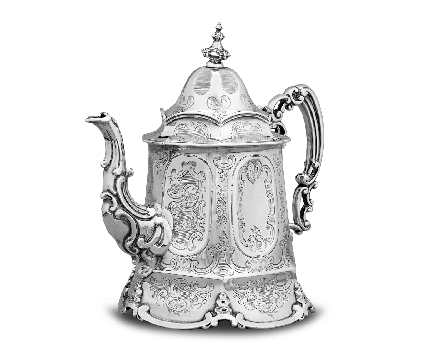 Victorian Silver Teapot by William R. Smily