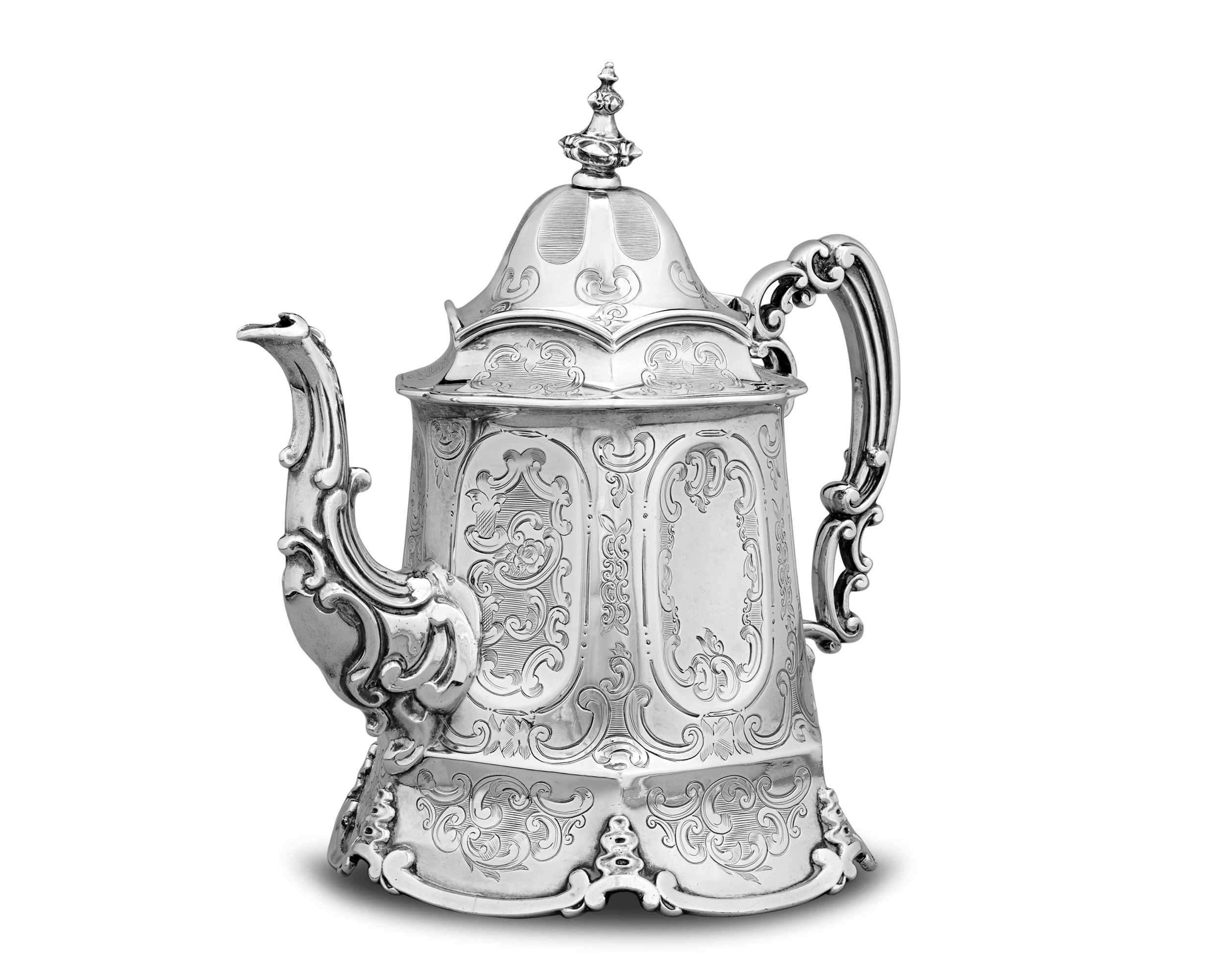Victorian Silver Teapot by William R. Smily