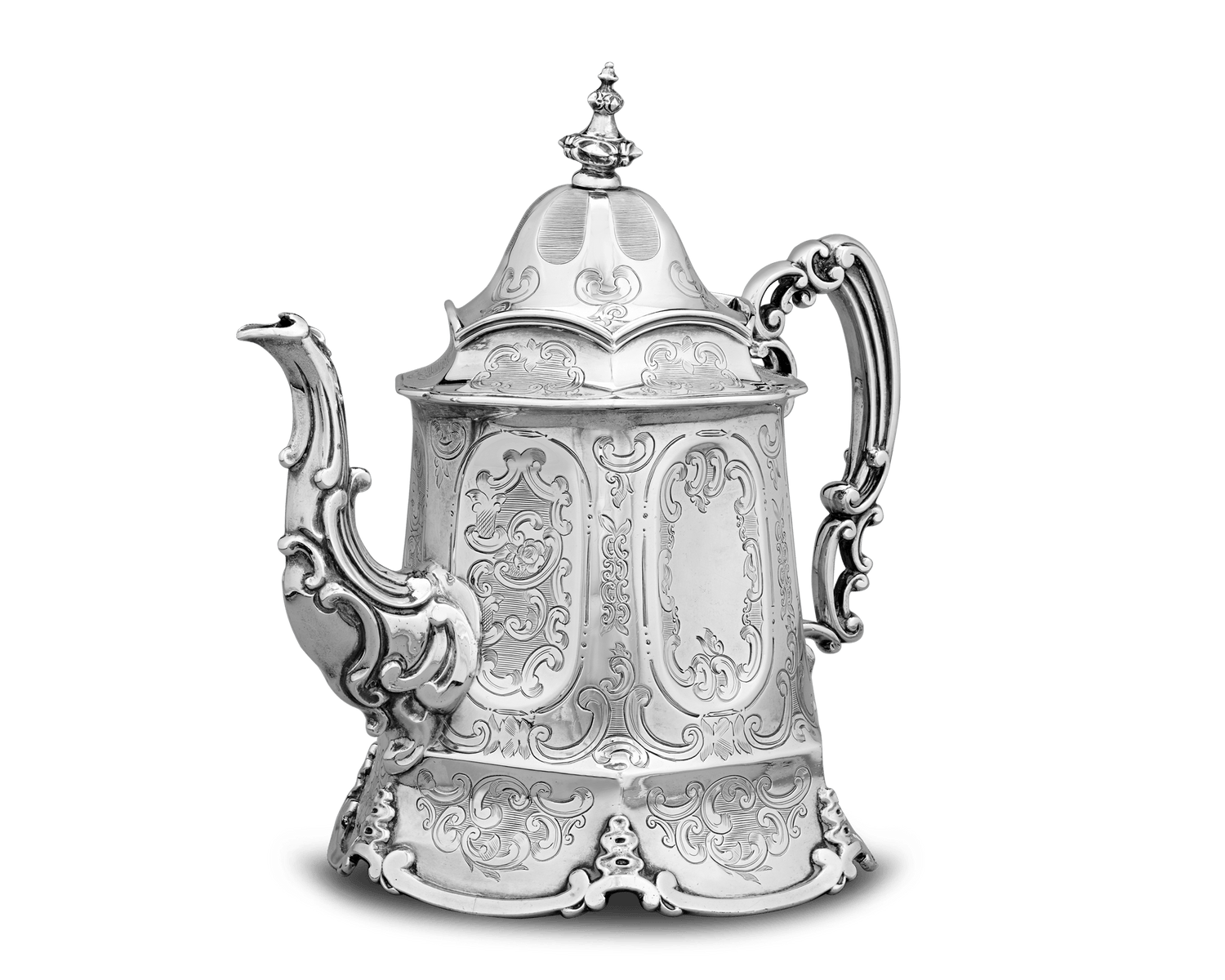 Victorian Silver Teapot by William R. Smily