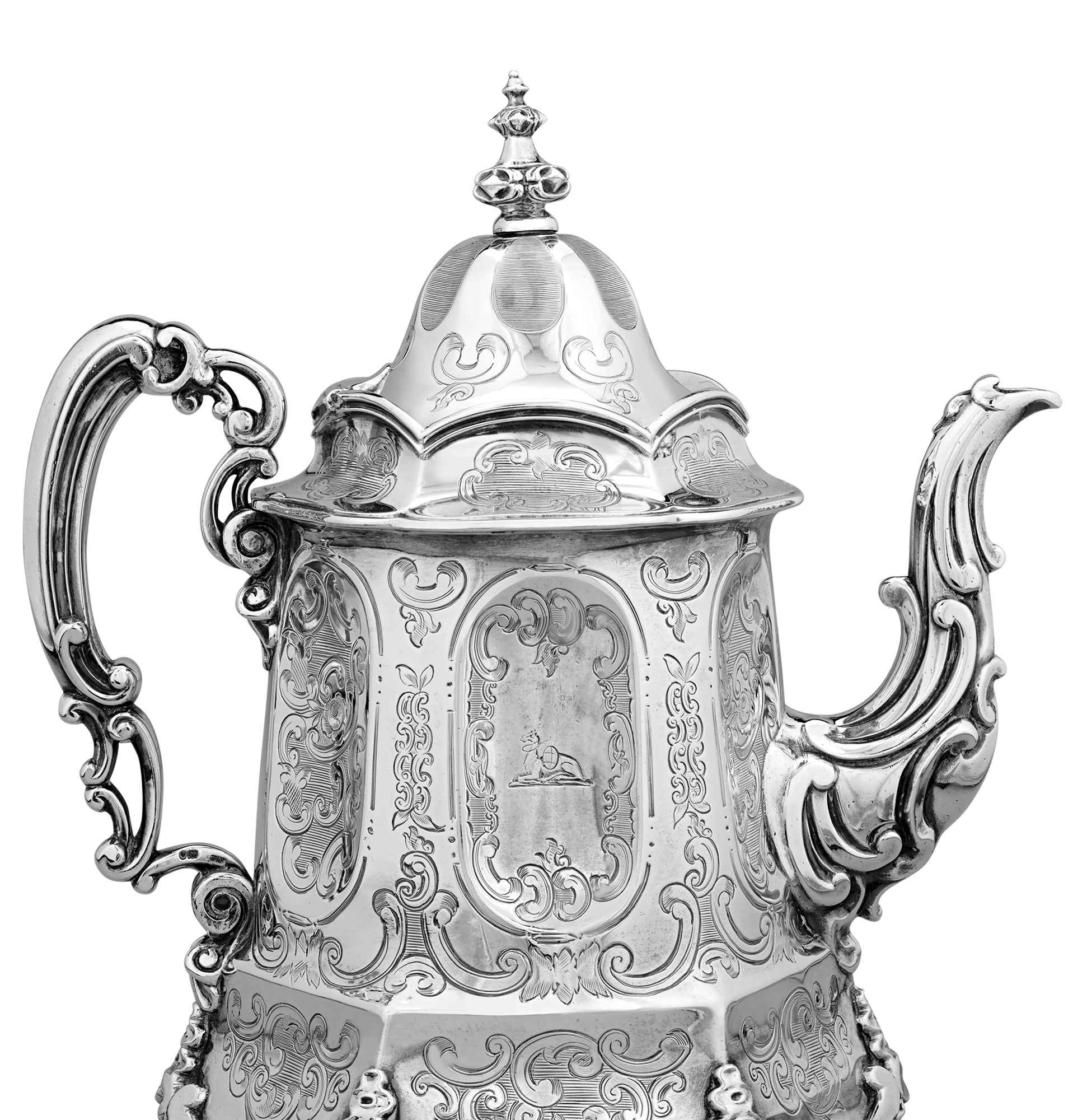 Victorian Silver Teapot by William R. Smily