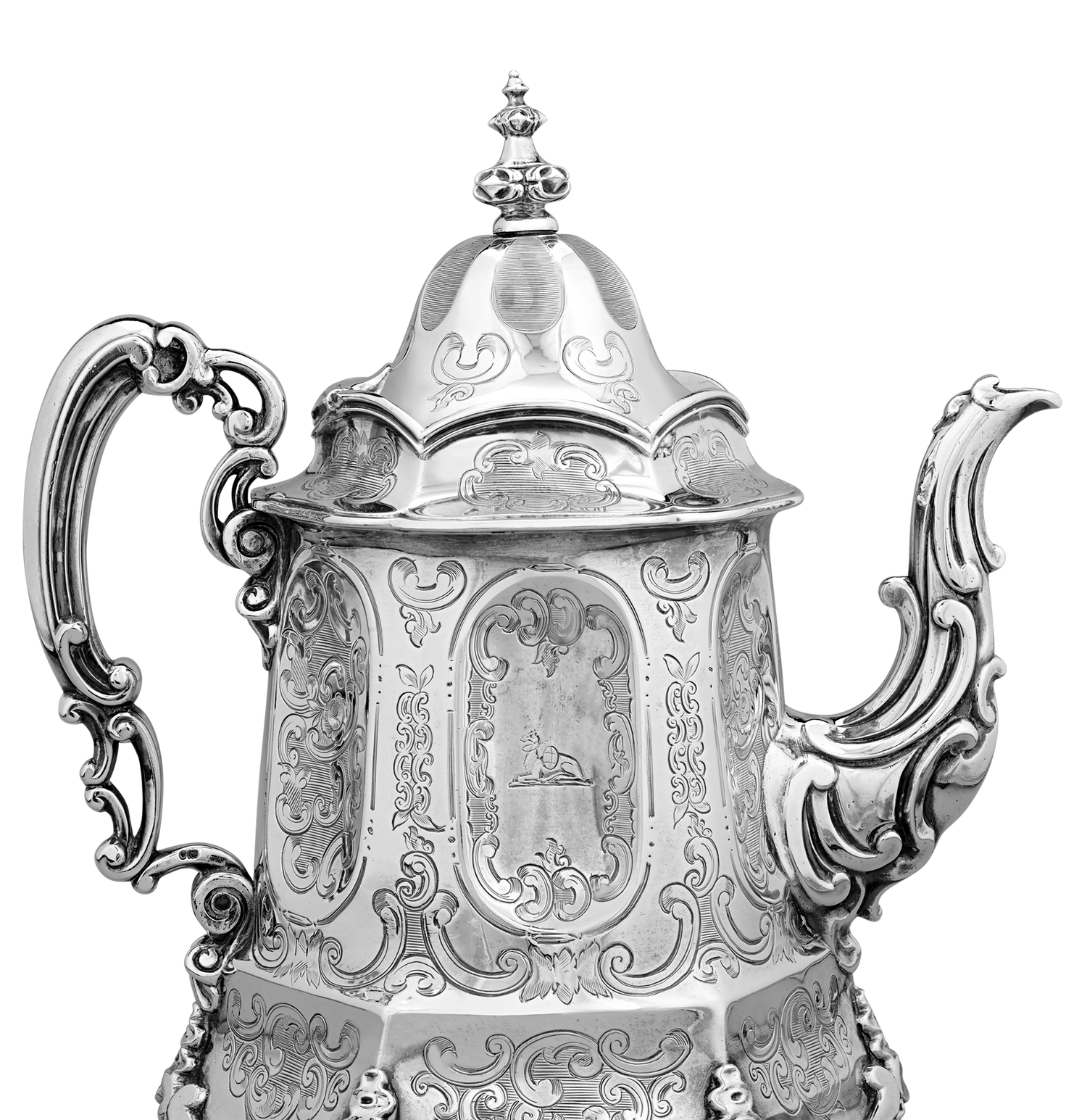 Victorian Silver Teapot by William R. Smily