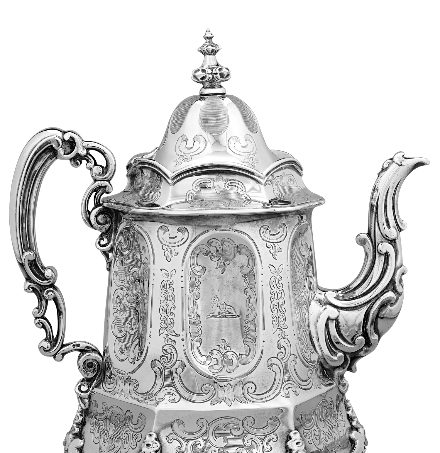 Victorian Silver Teapot by William R. Smily