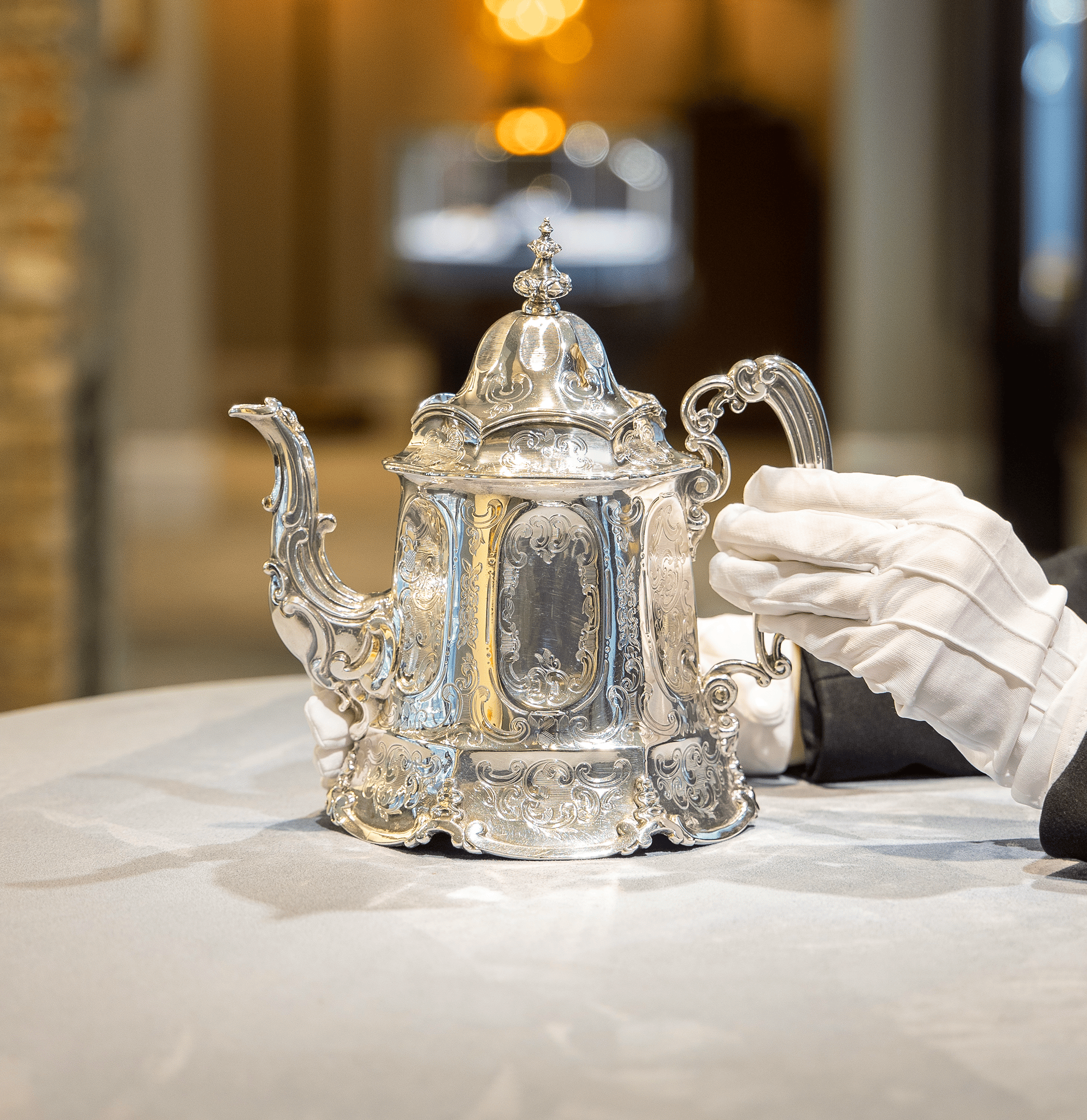 Victorian Silver Teapot by William R. Smily