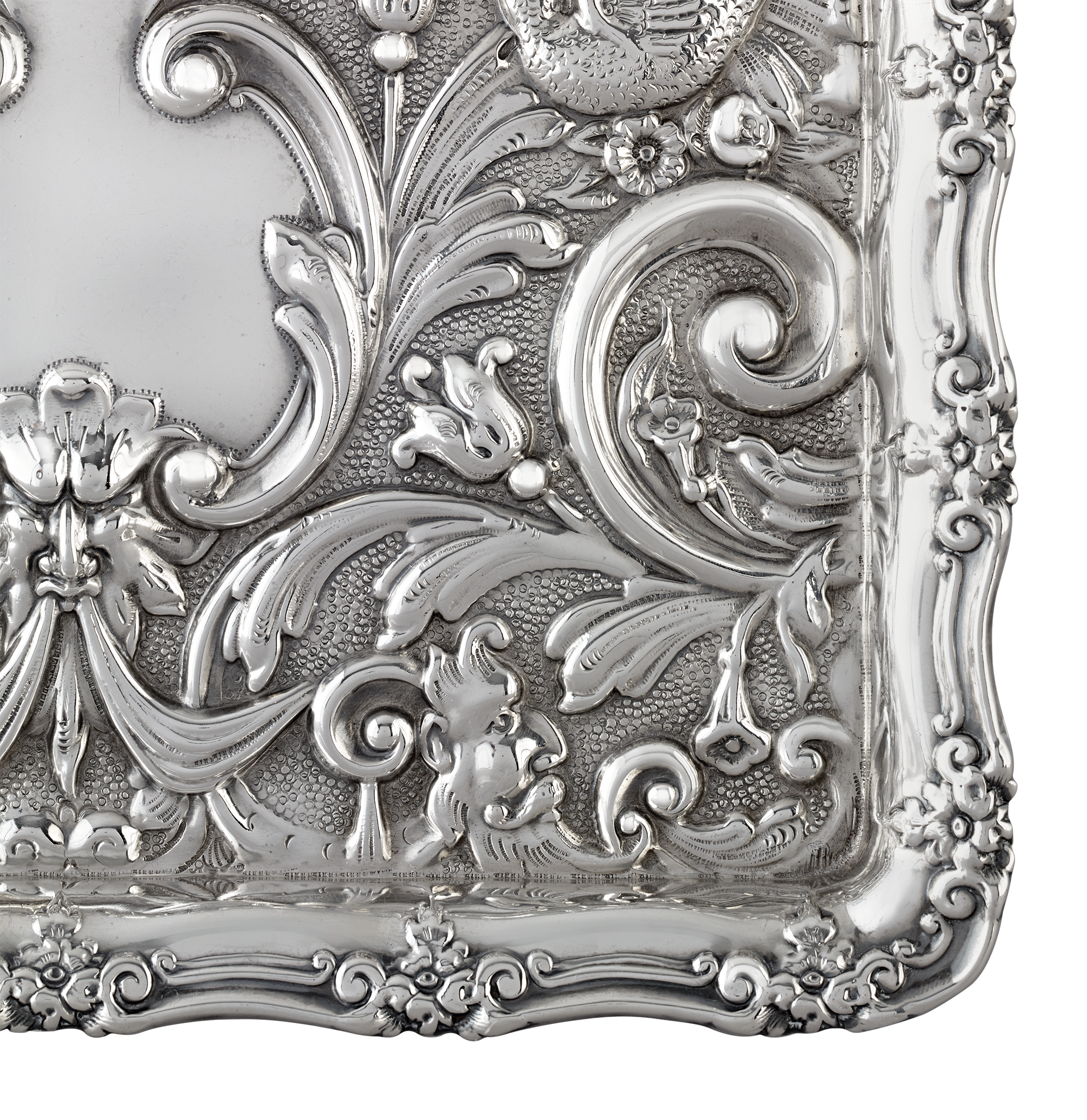 Edwardian Silver Card Tray